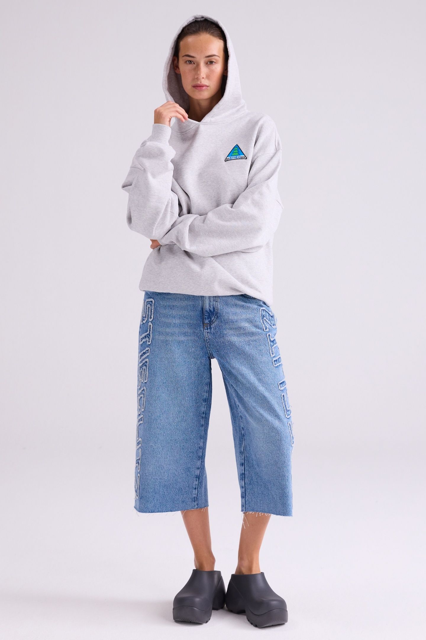 CISCO HOODIE MELANGE GREY 1