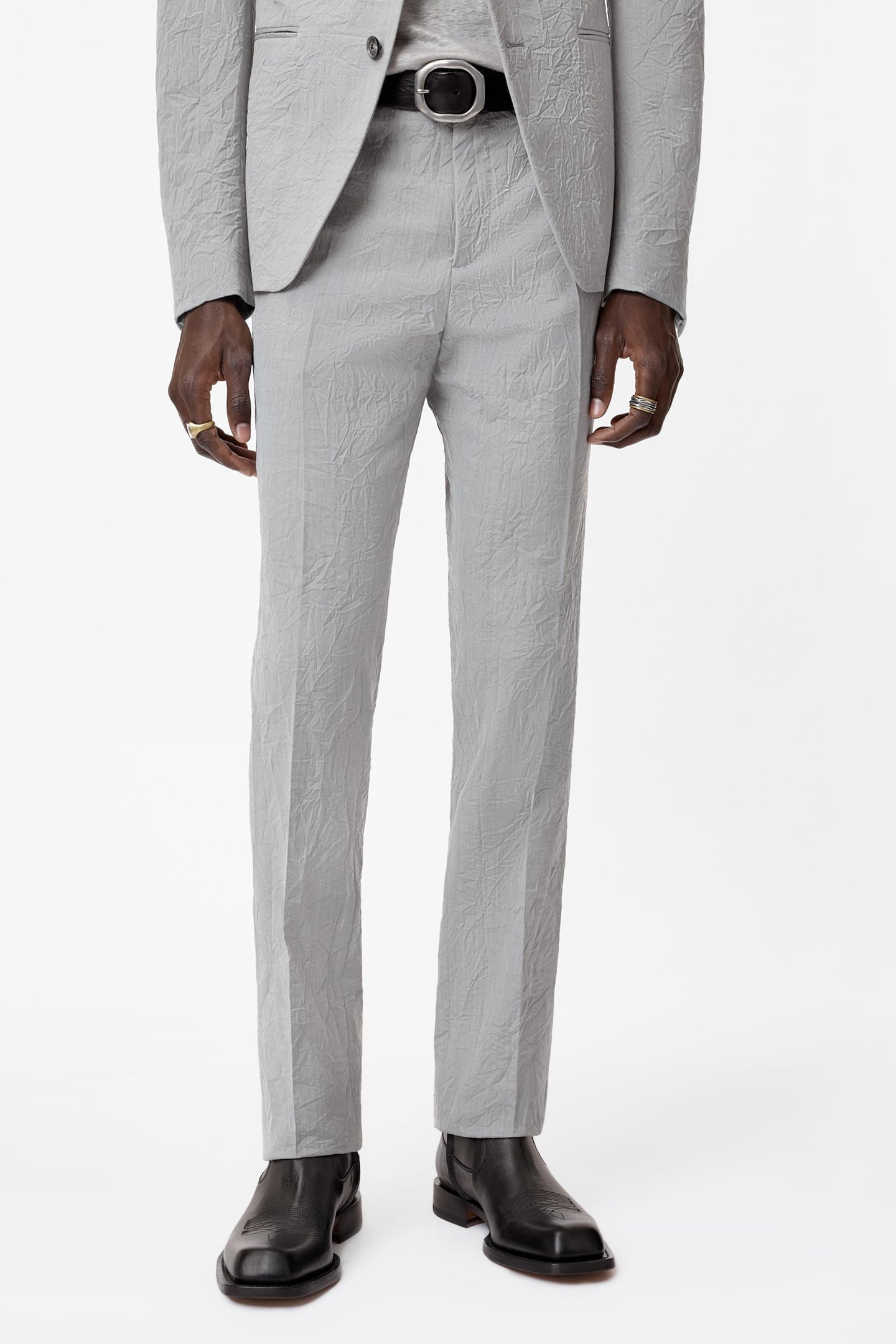 DALSTON TAILORED PANTS - SEPARATE PANTS ASH 1