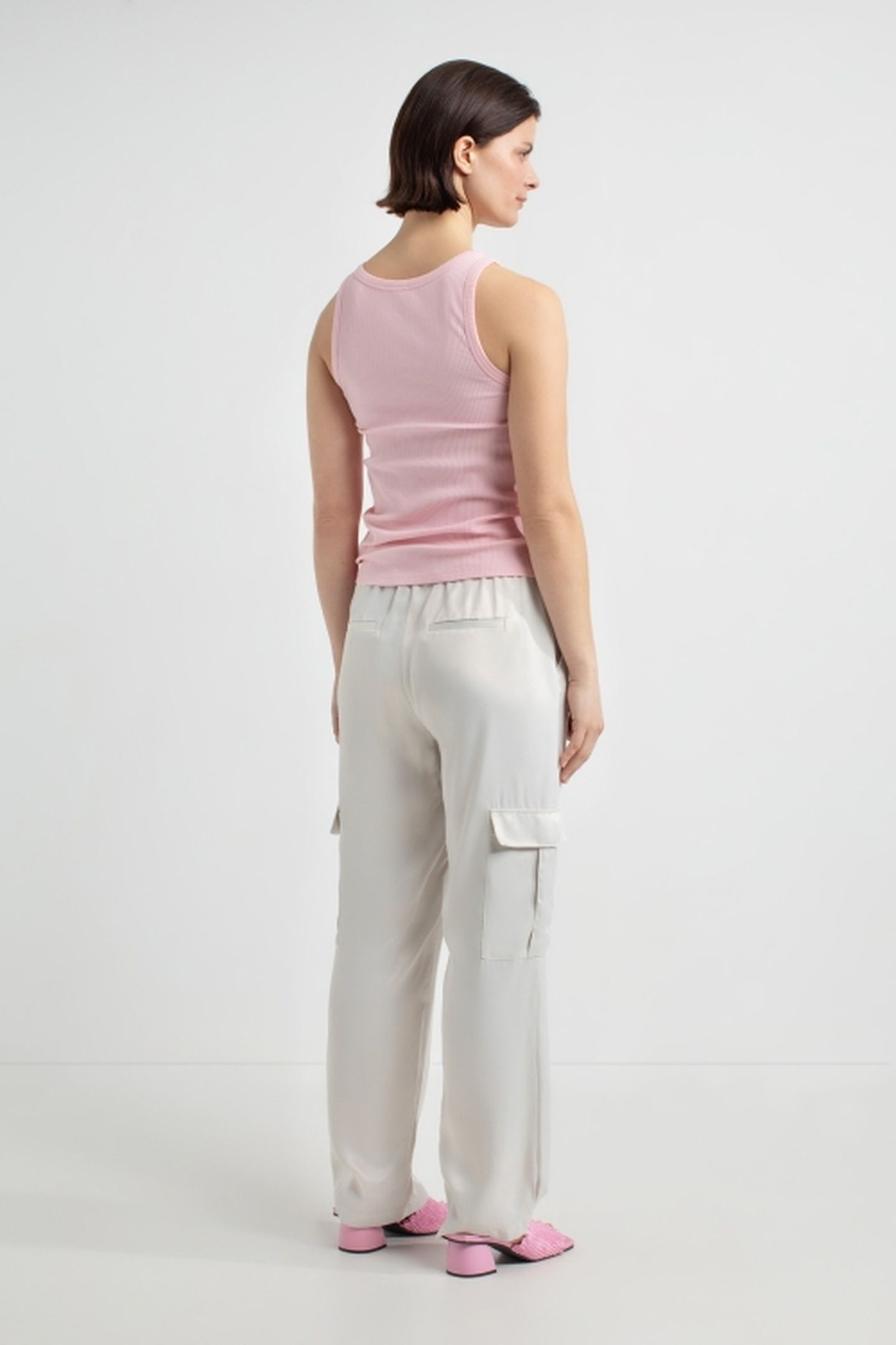 DOUTZEN TANK TOP LIGHT PINK 4