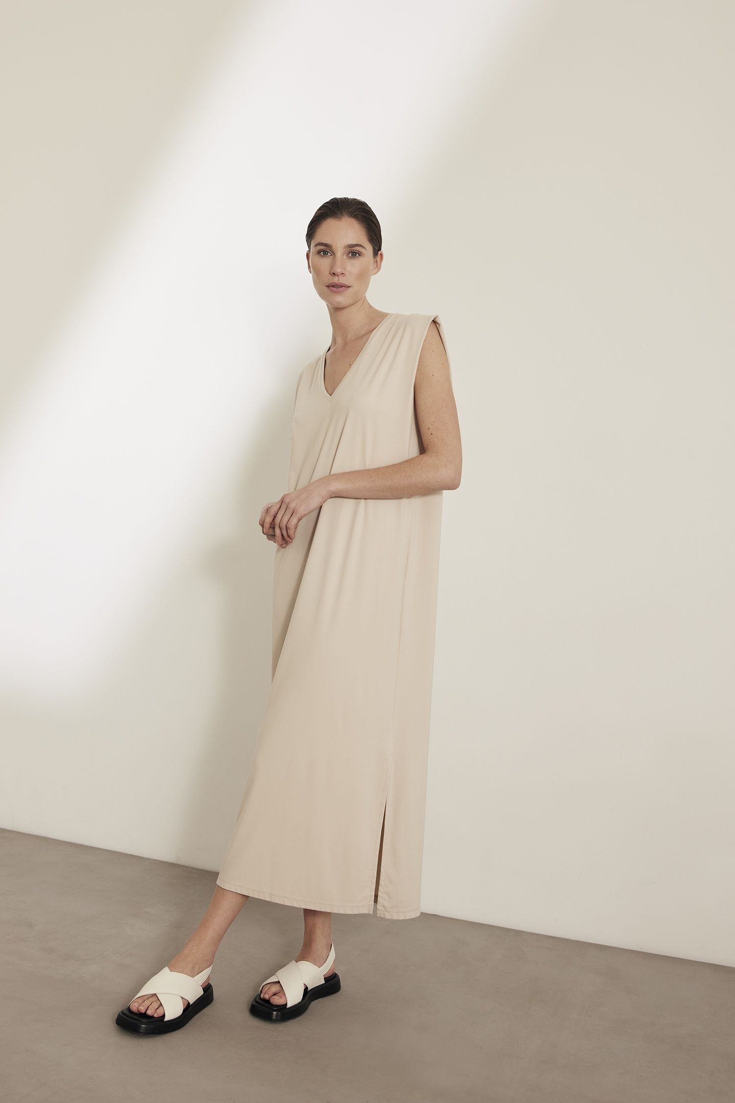 MAAN DRESS BUTTERMILK 2