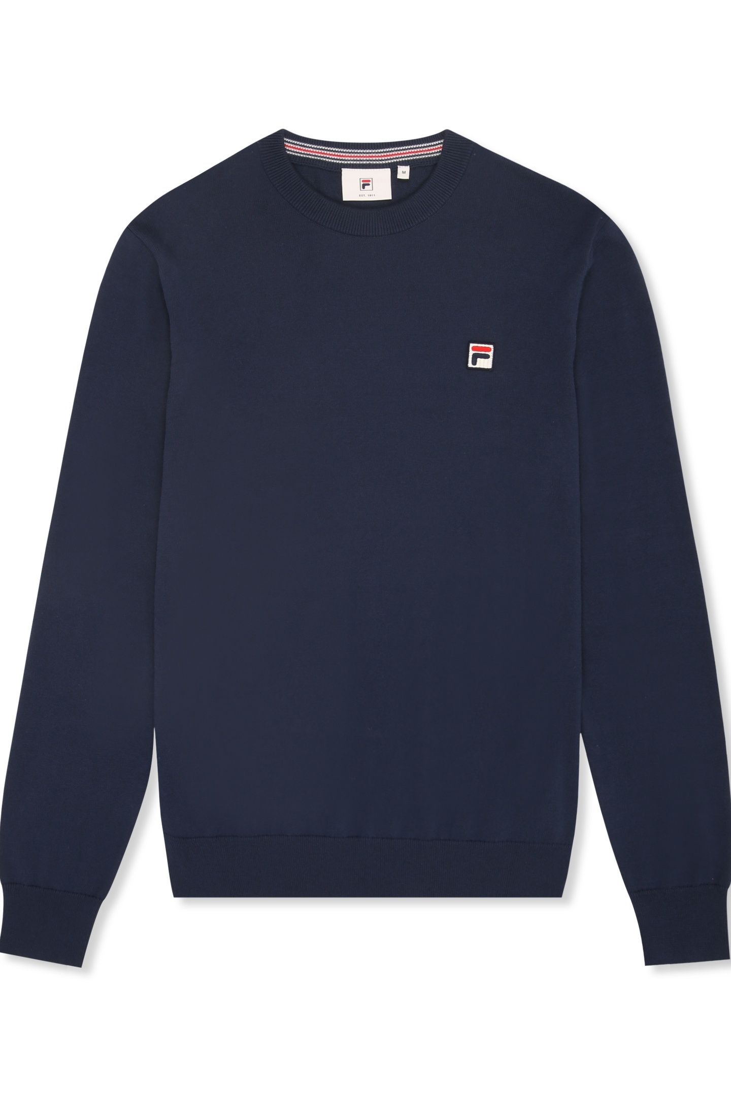 BIELLA SLIM CREWNECK KNIT SWEATER BLACK IRIS 5