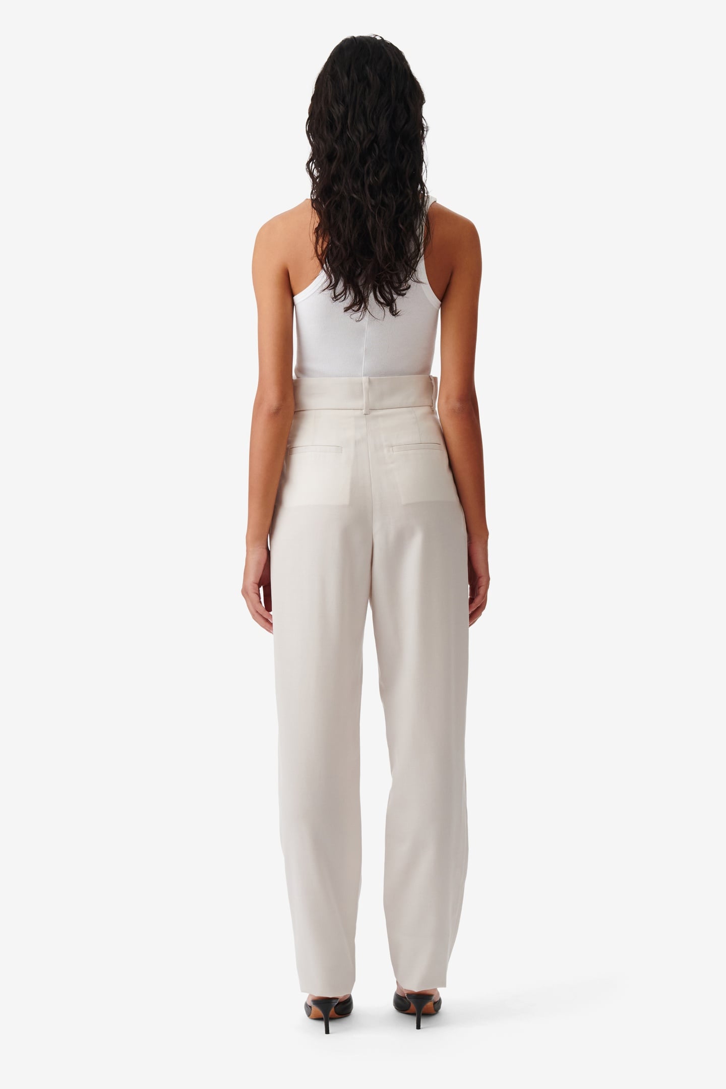 MOTEL TROUSER ECRU 2