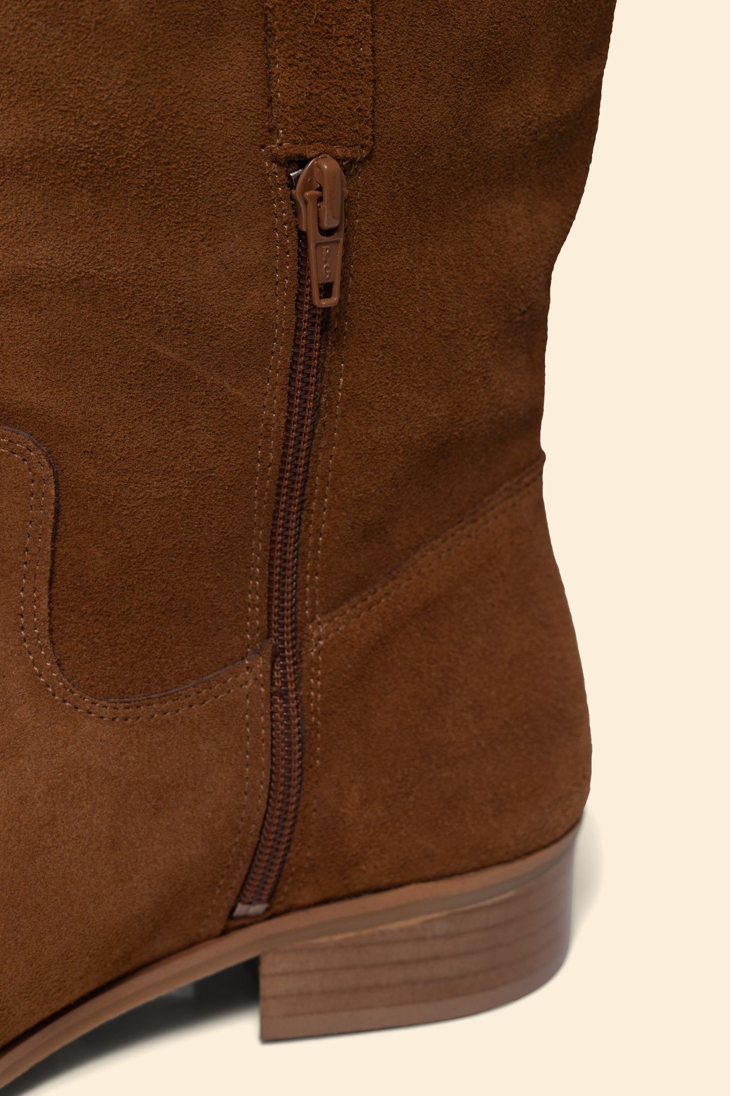 CAMEL SUEDE COWBOY BOOTS CAMEL 5
