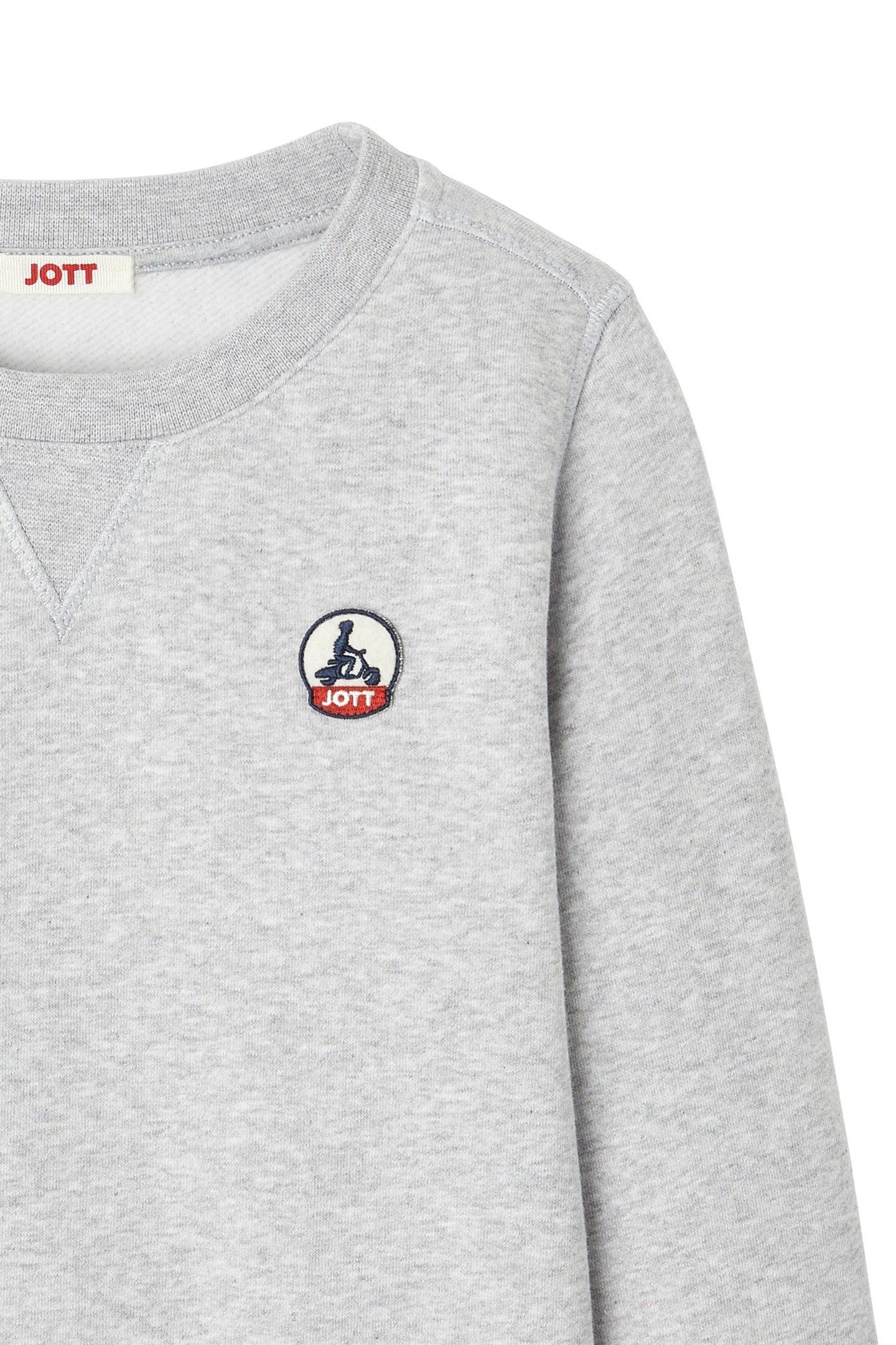 BARCELOS SWEATSHIRT MELANGE GREY 2