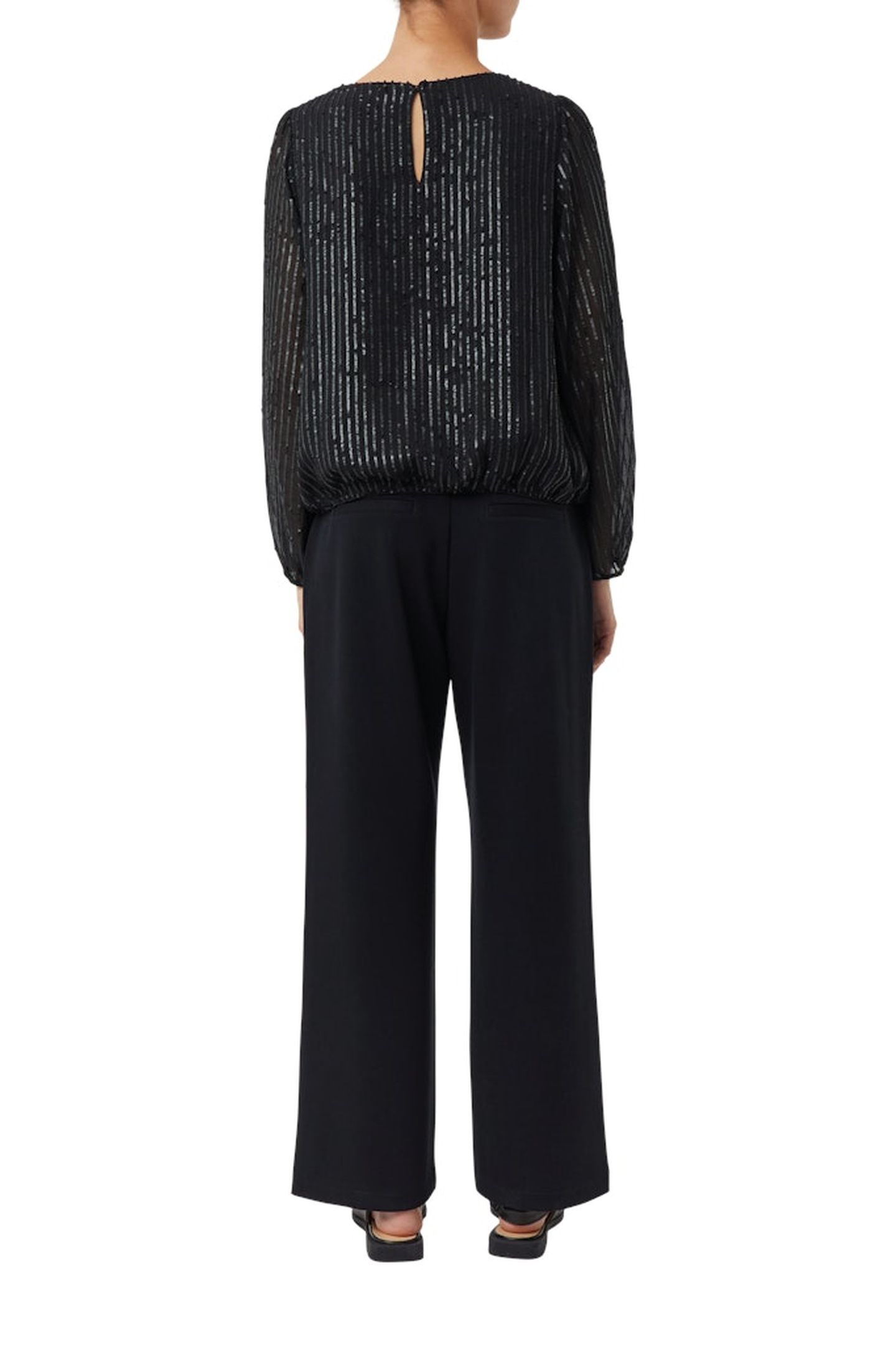 COMMA BLOUSES BLACK 3