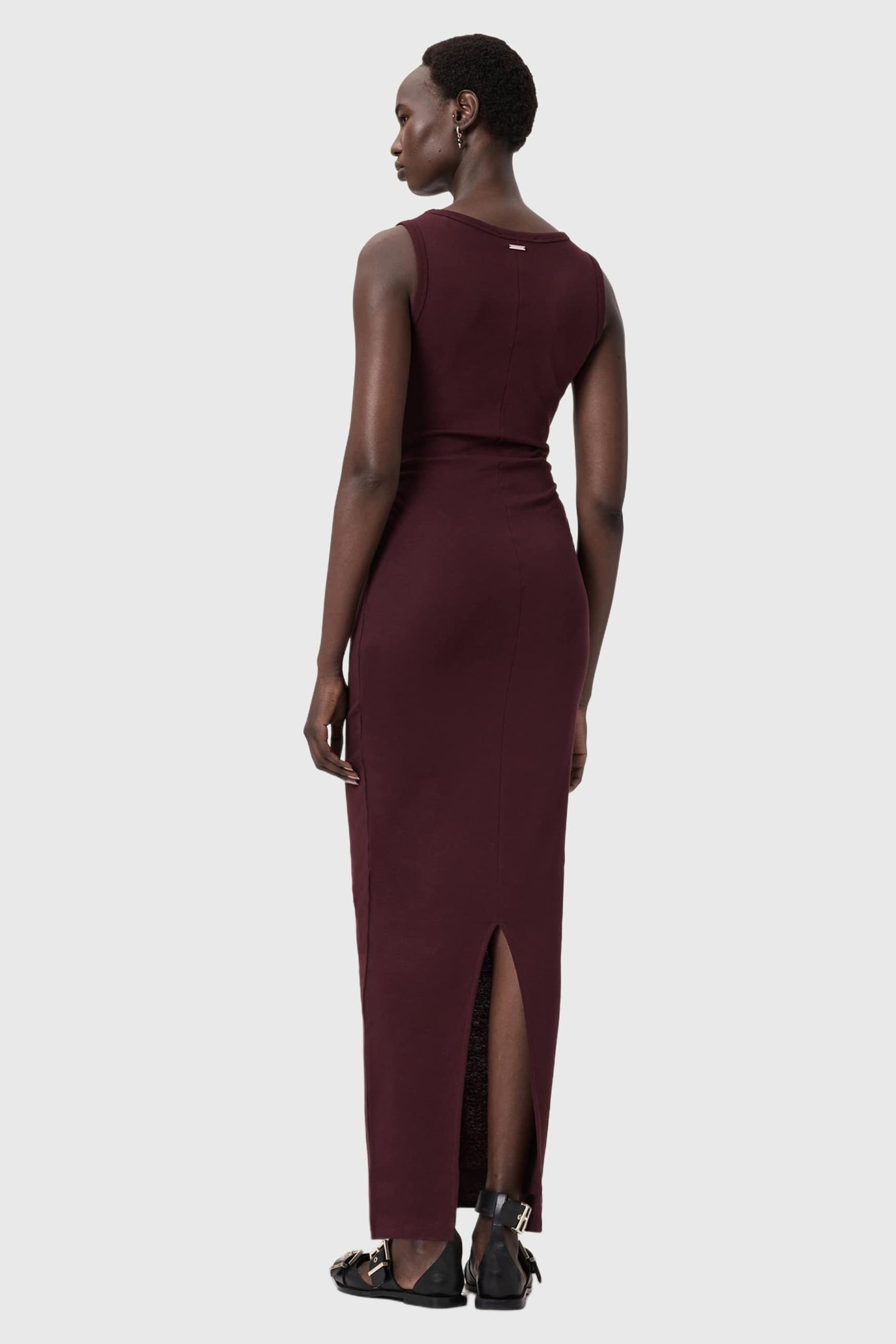 KATARINA DRESS OXBLOOD RED 4