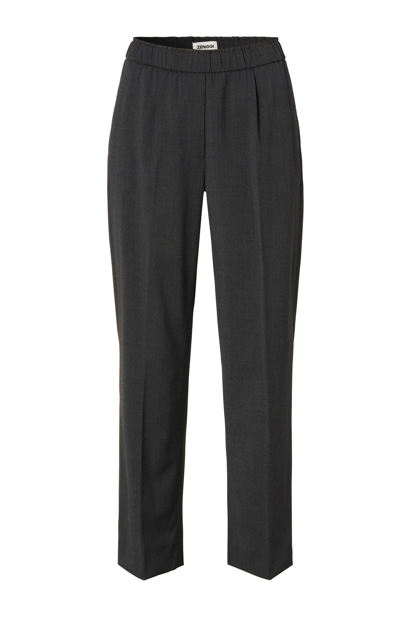 WOOL MIX RELAXED CHINO OFF BLACK 4