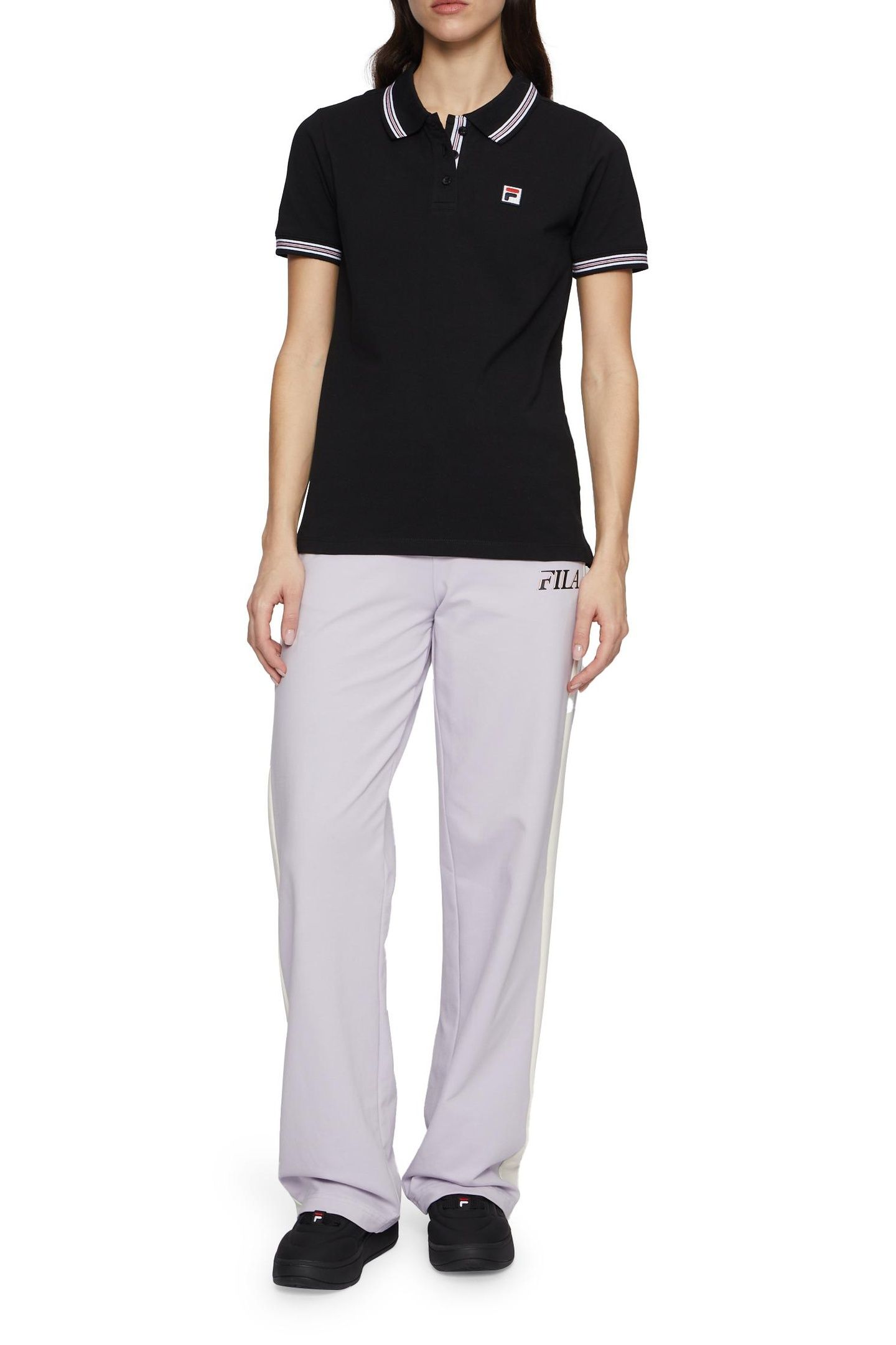 LOMRE SLIM POLO SHIRT BLACK 1