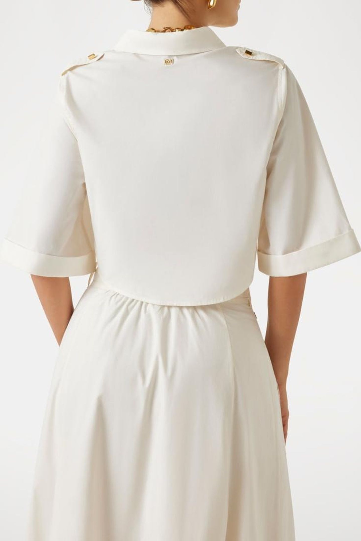 MARCIANO BY GUESS PAT CROPPED SHIRT SANDY SHORE 3