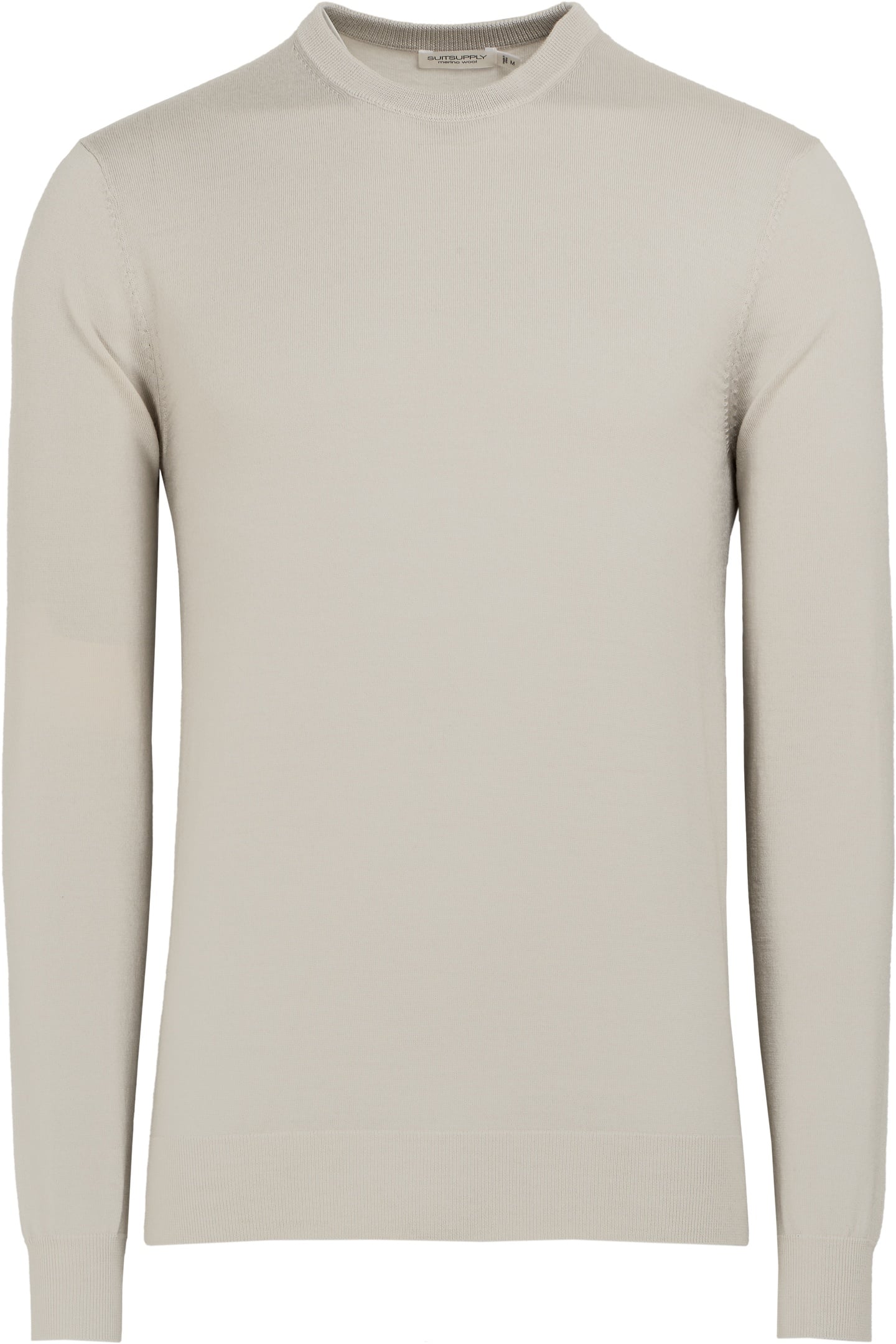 LS CREW MERINO SAND 5
