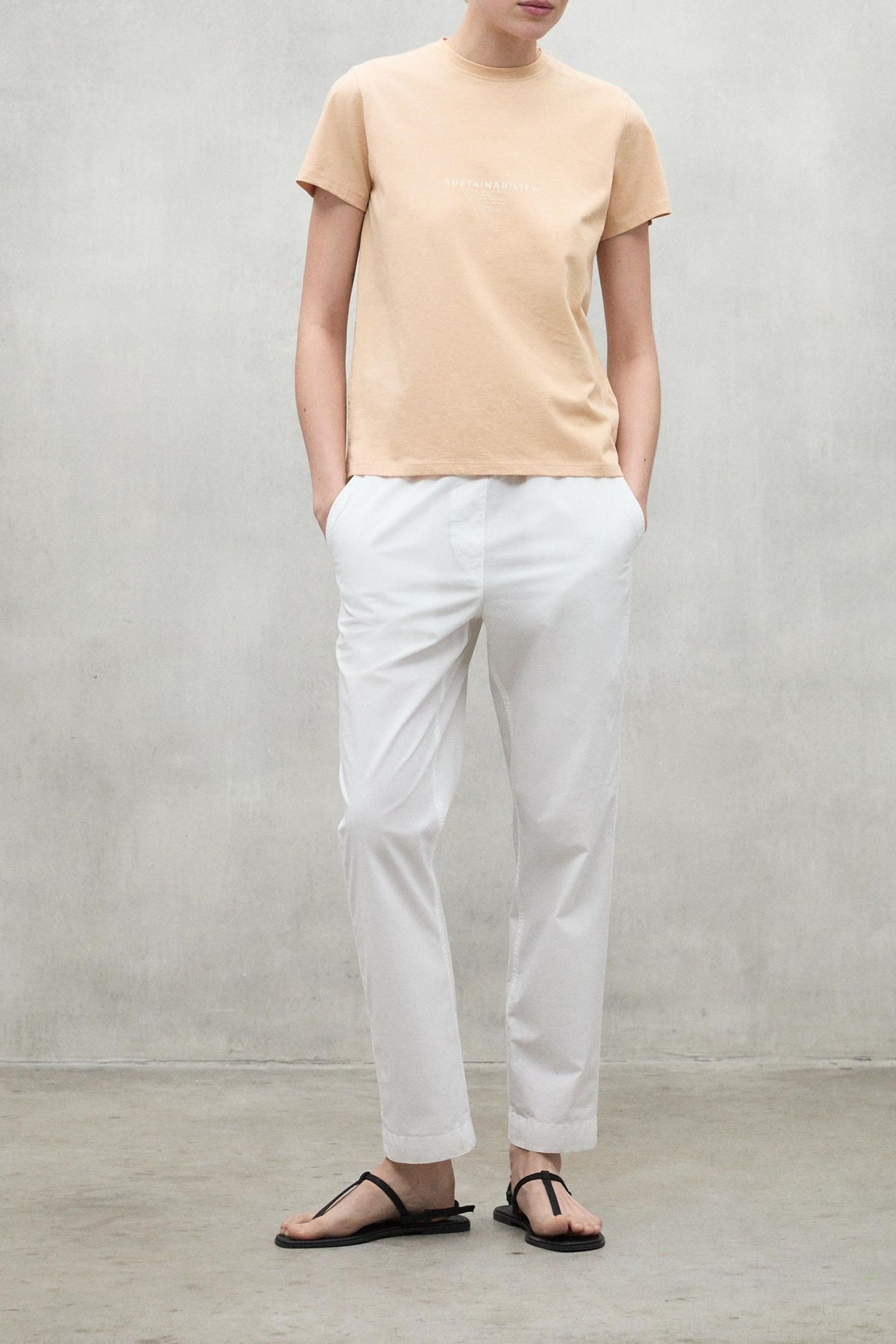 SALCEALF T-SHIRT PEACH 2