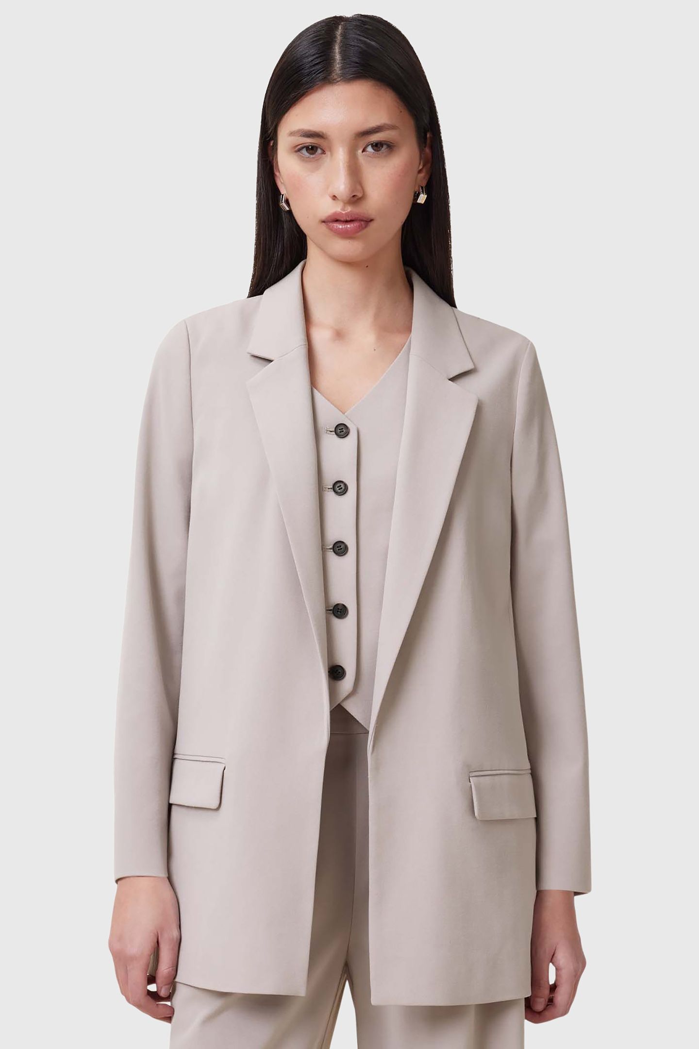 ALEIDA TRI BLAZER GREIGE BROWN 2