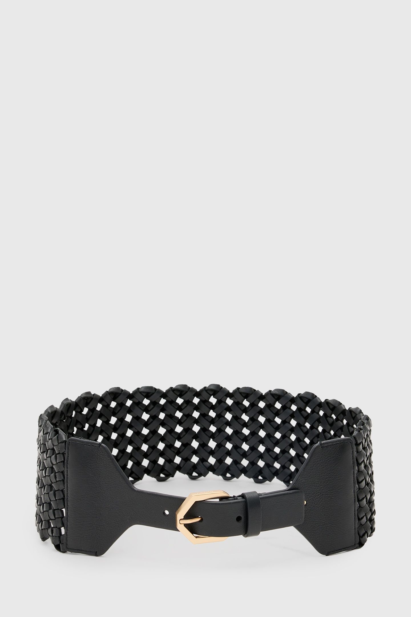 MATHILDE WAIST BELT BLACK/WARM BRASS 1