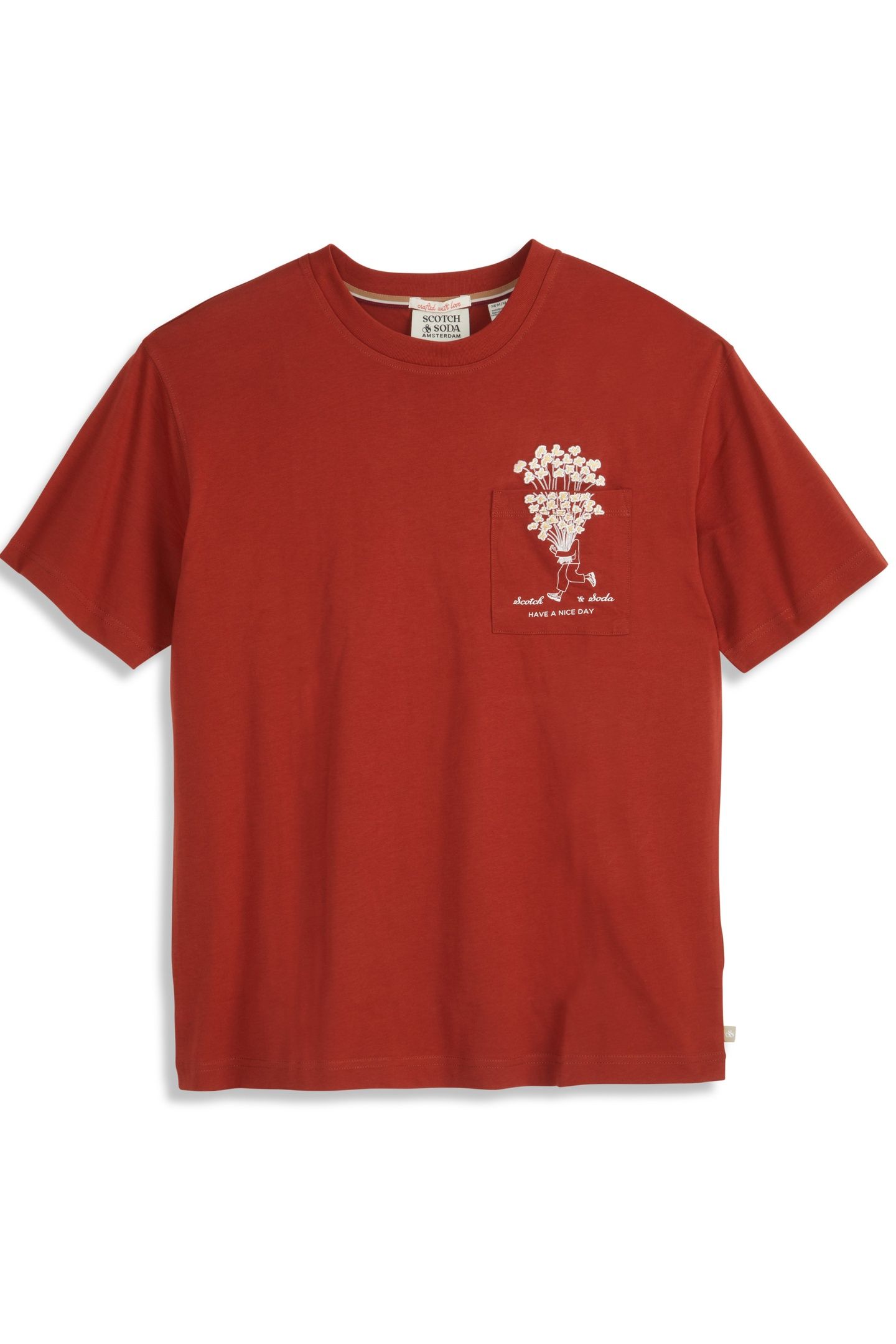 GRAPHIC TEE BURNT HENNA 1