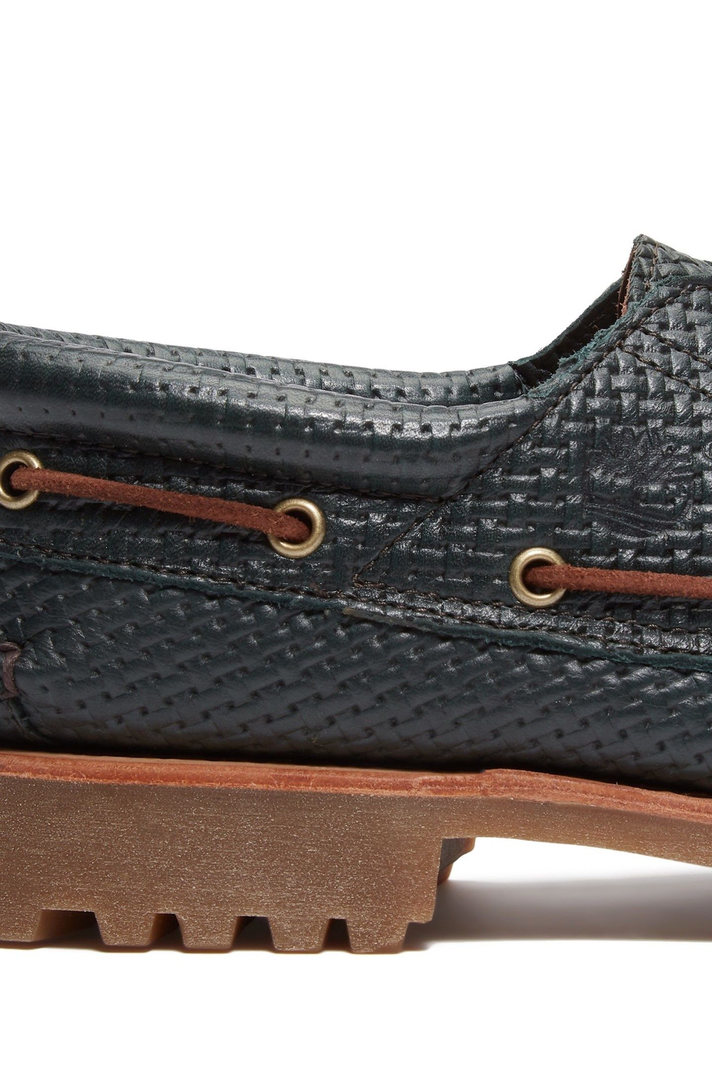 AUTHENTIC BOAT SHOE DARK GREEN FULL GRAIN 6