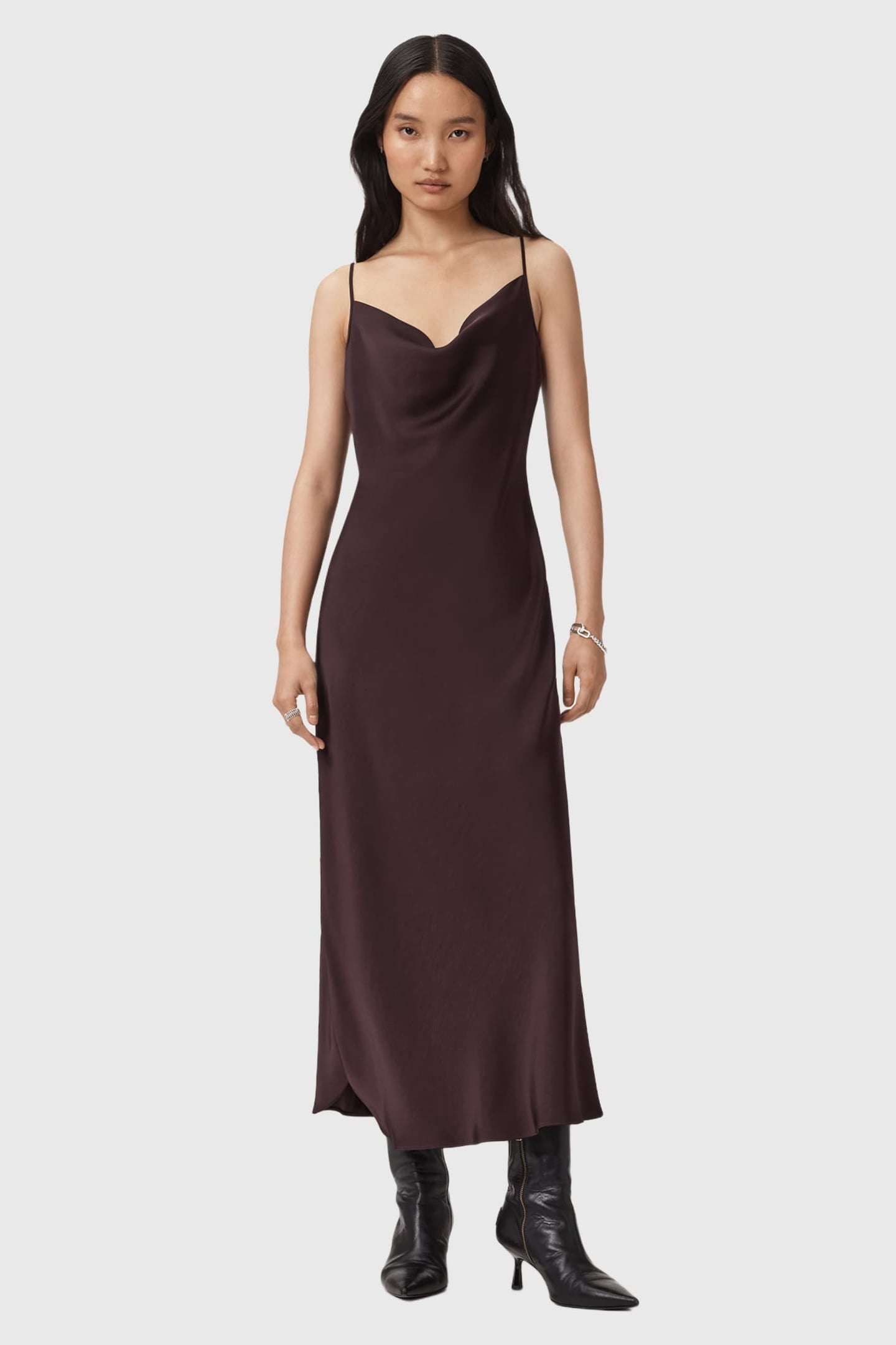 HADLEY DRESS OXBLOOD RED 1