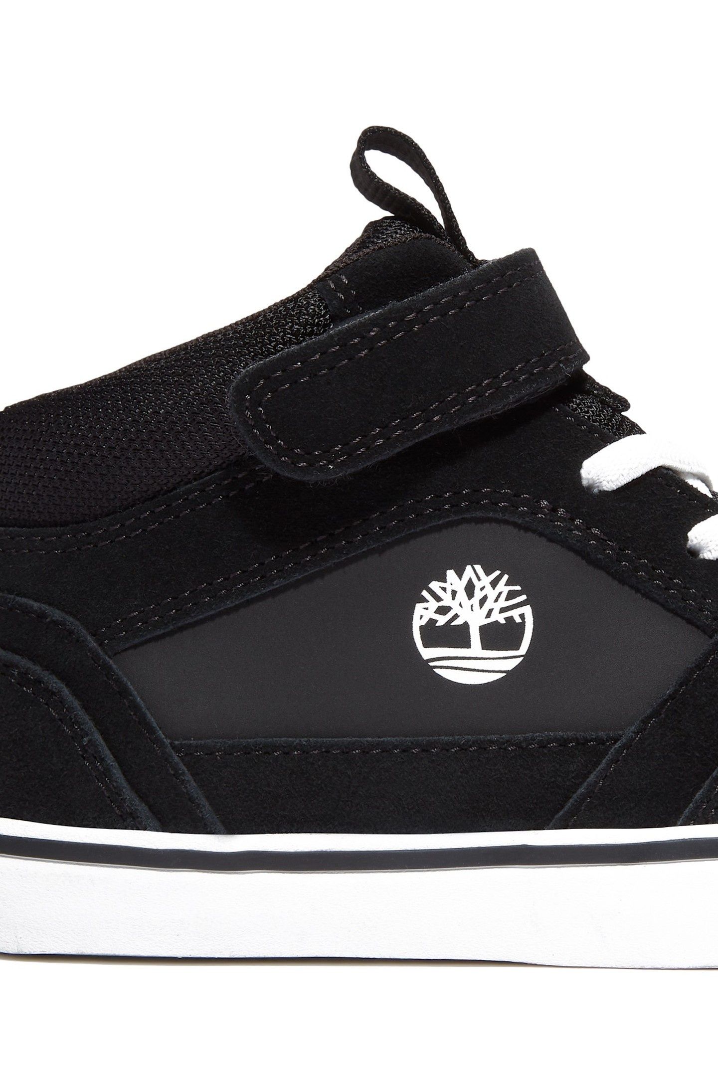 STONE JUMP MID HOOK & LOOP SNEAKER BLACK SUEDE 7