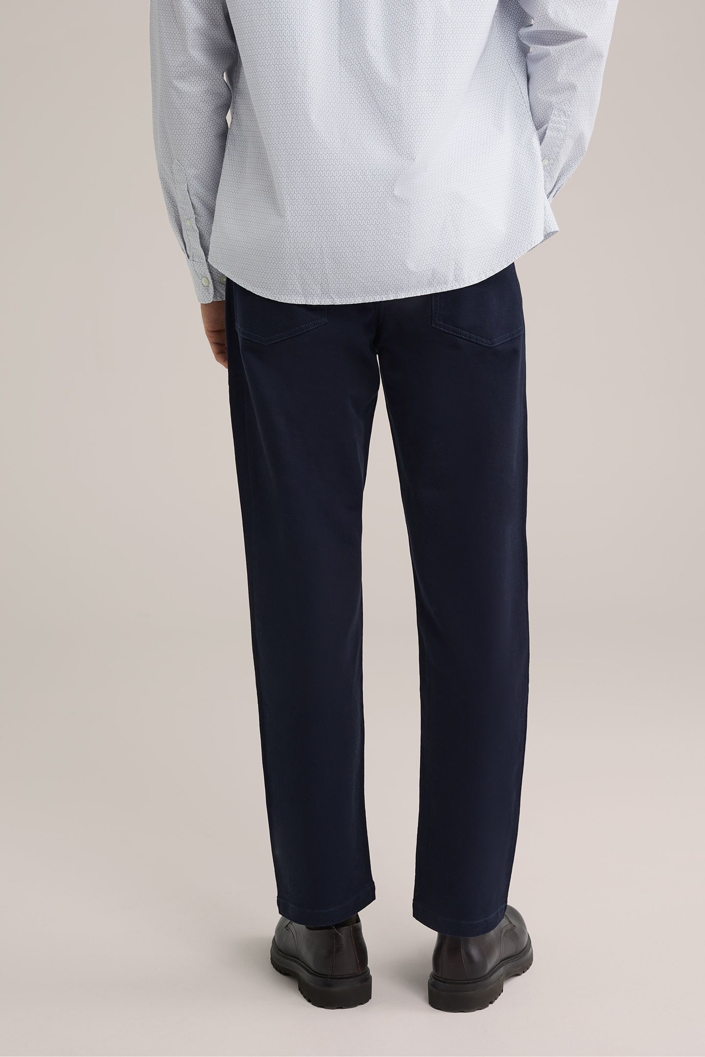 5-POCKET MID WAIST NAVY BLUE 2