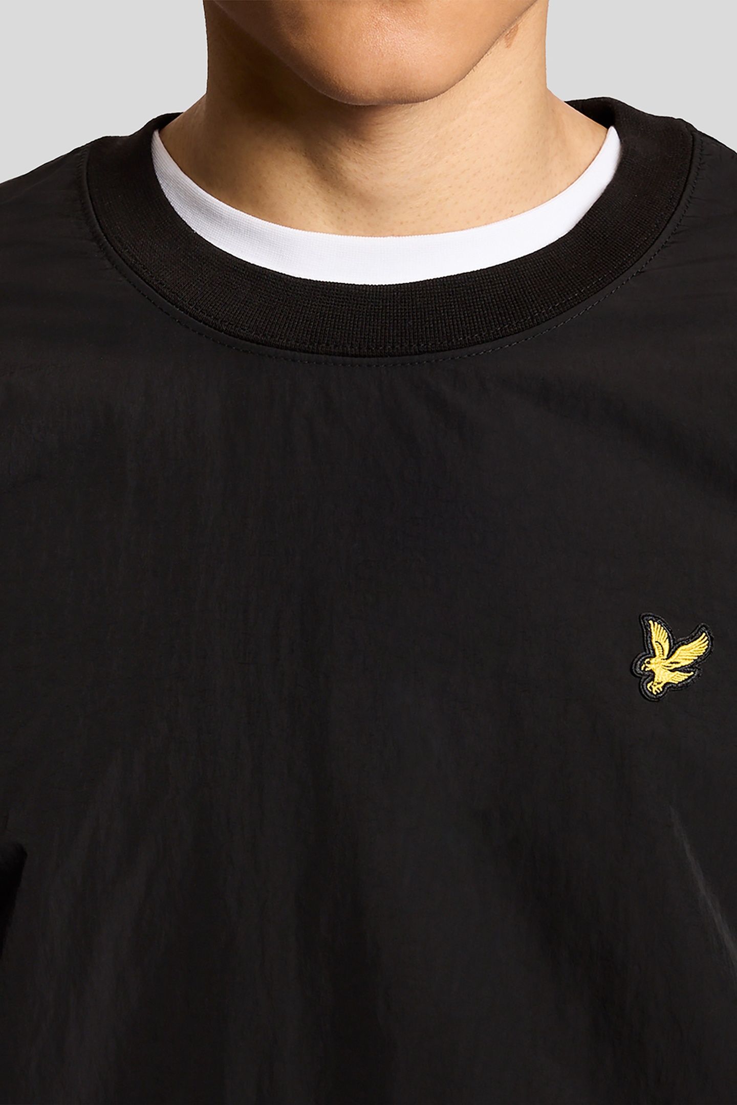 HALF RAGLAN HYBRID SWEATSHIRT JET BLACK 4