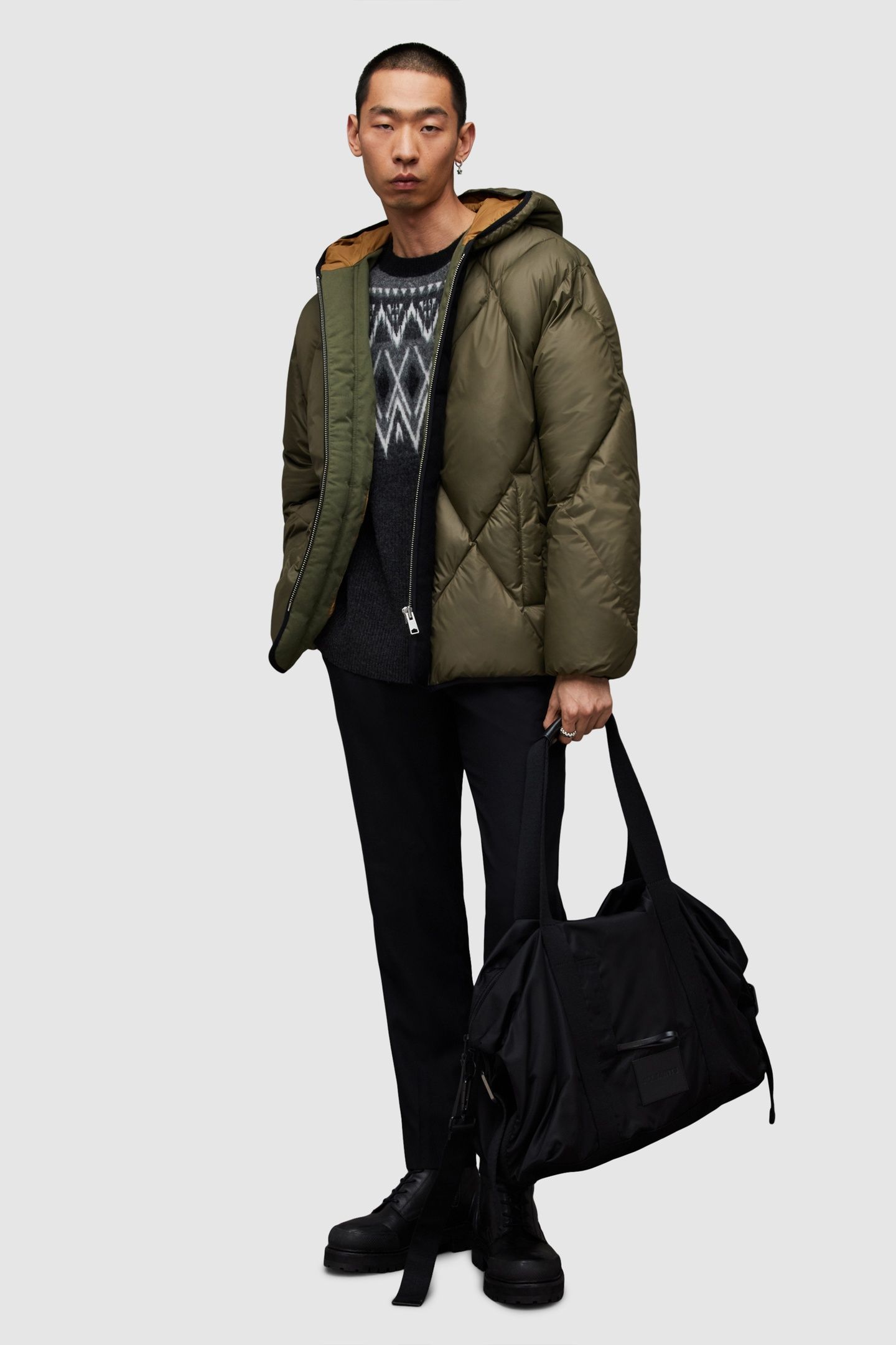 PEGASIS PUFFER COAT KHAKI/MARSH OLIVE 6