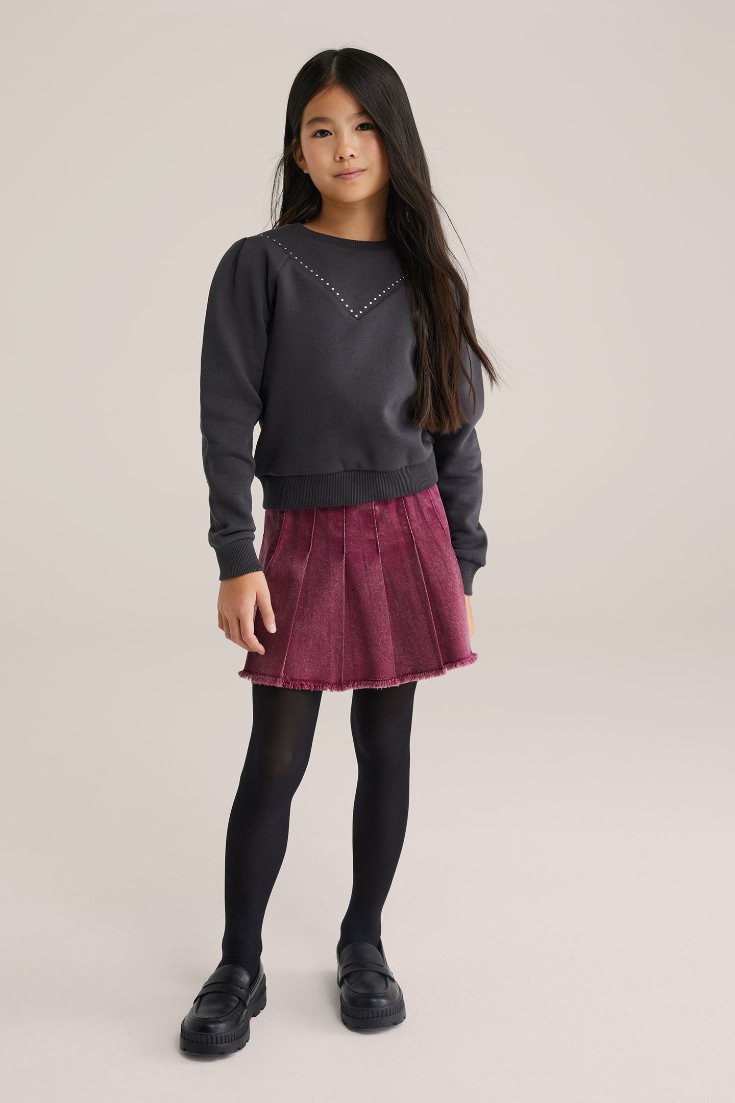 SKIRT MINI LENGTH LIGHT PURPLE 2