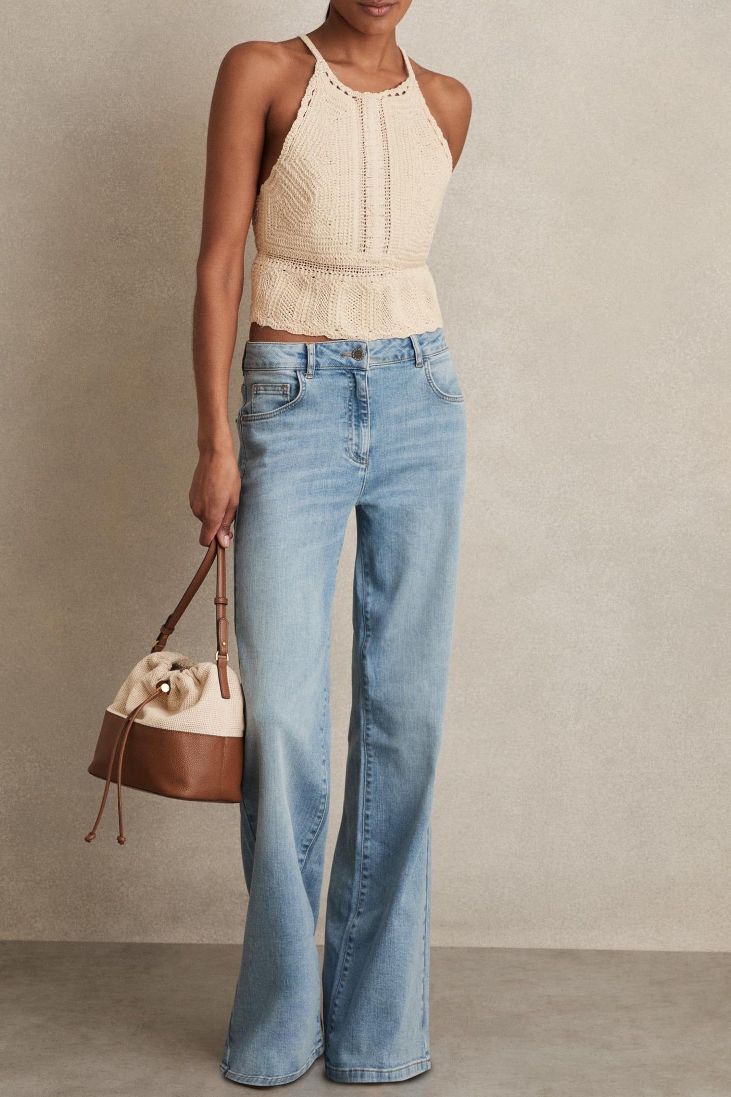 CROCHET TOP CREAM 1