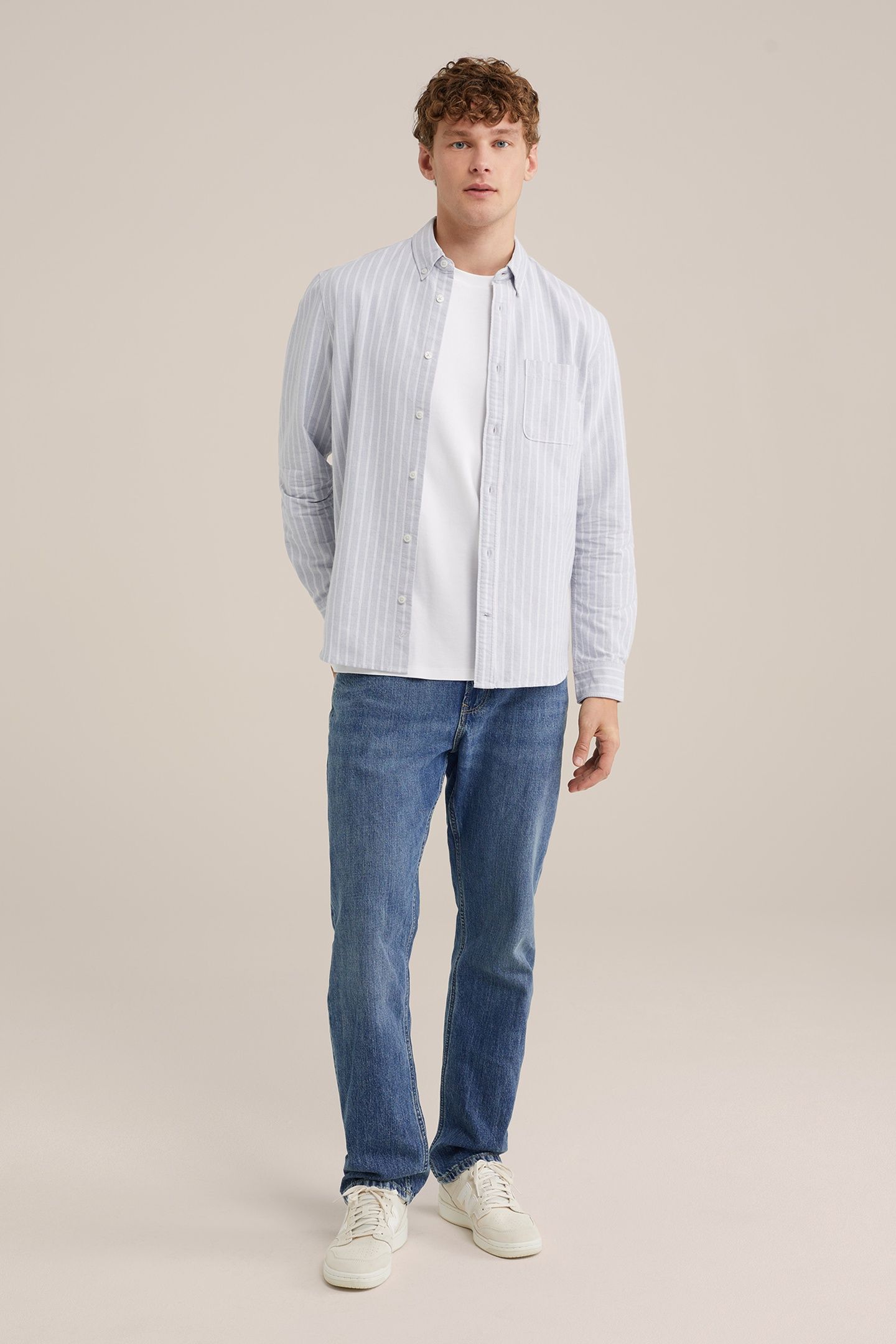 5-POCKET MID WAIST DARK BLUE 3