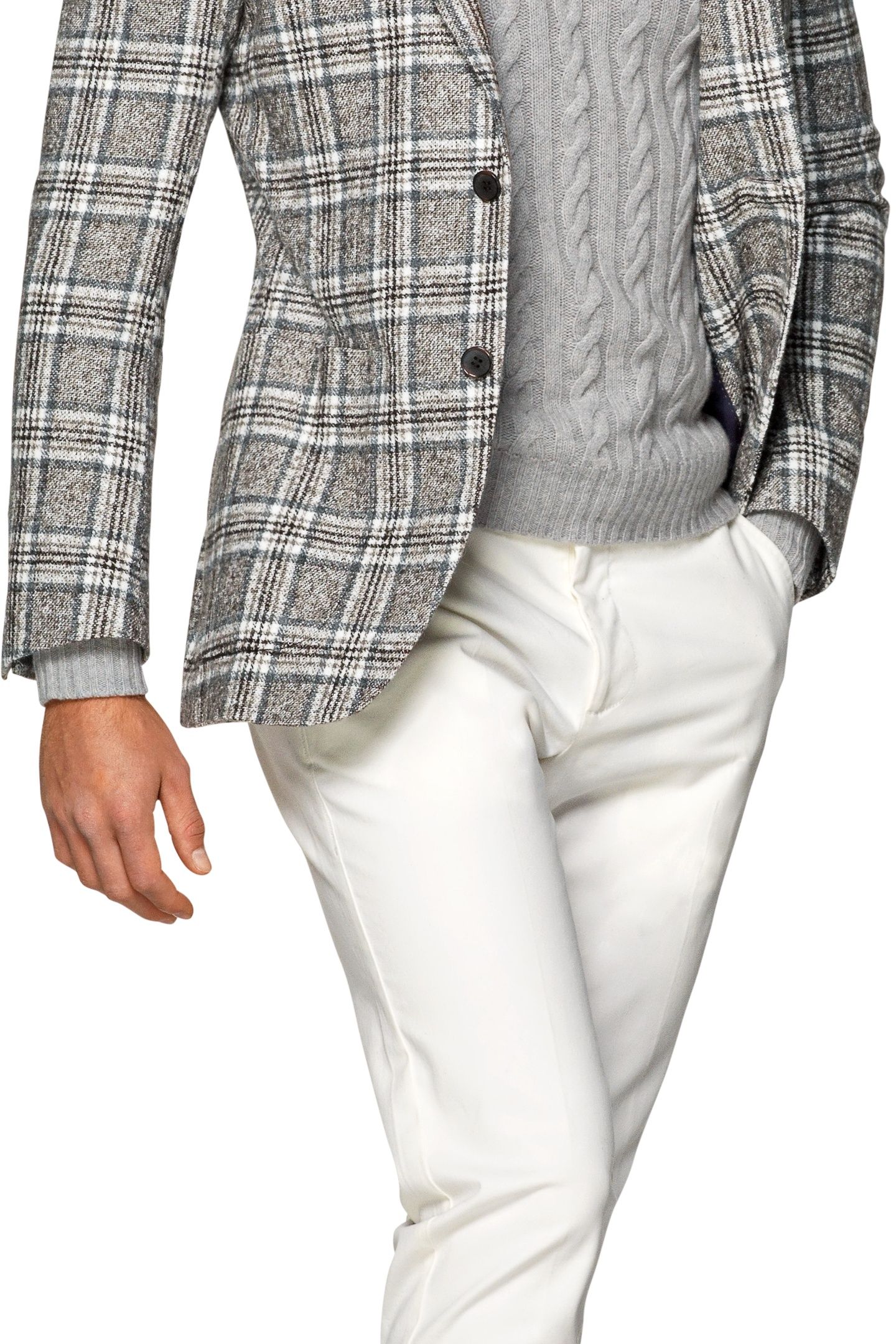 JACKET-BROWN-CHECK BROWN 3