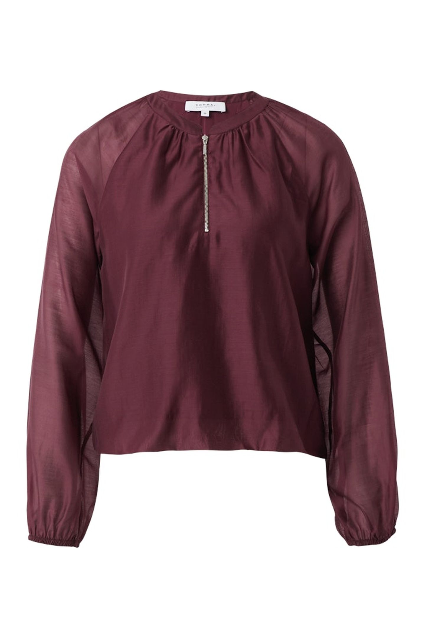 COMMA BLOUSES BURGUNDY 4