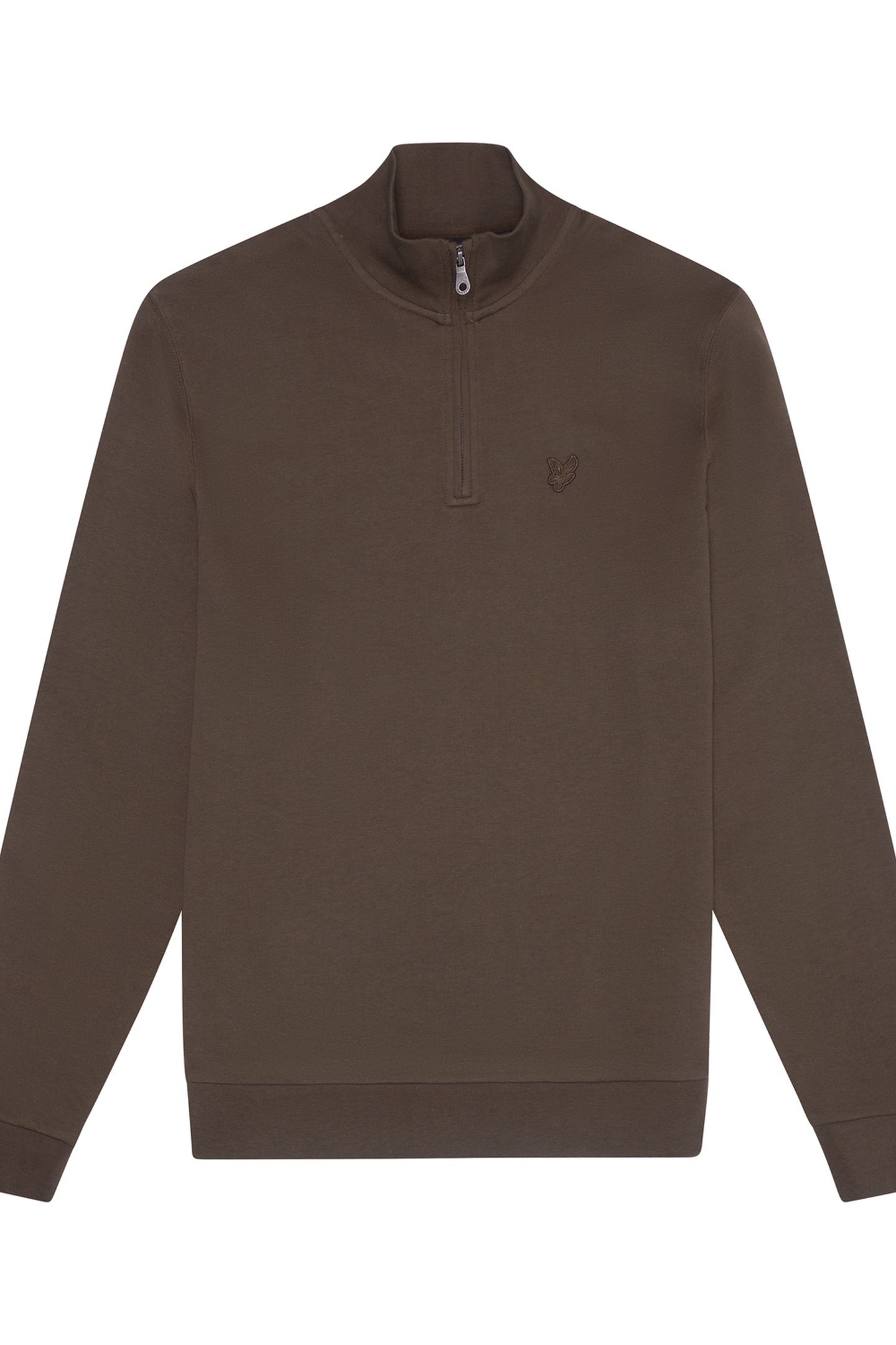 TONAL EAGLE QUARTER ZIP SWEAT FORM GREEN 4
