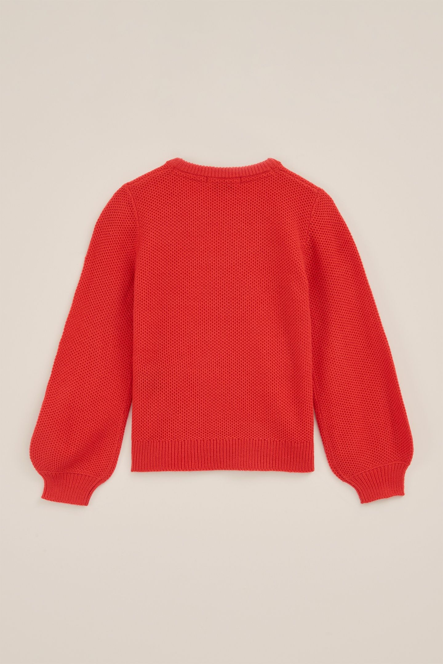 KNITTED PULLOVER BRIGHT RED 4