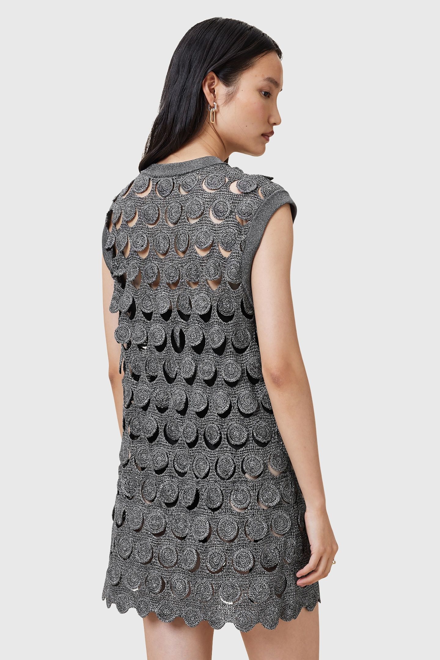 IRIS DRESS GUNMETAL GREY 2