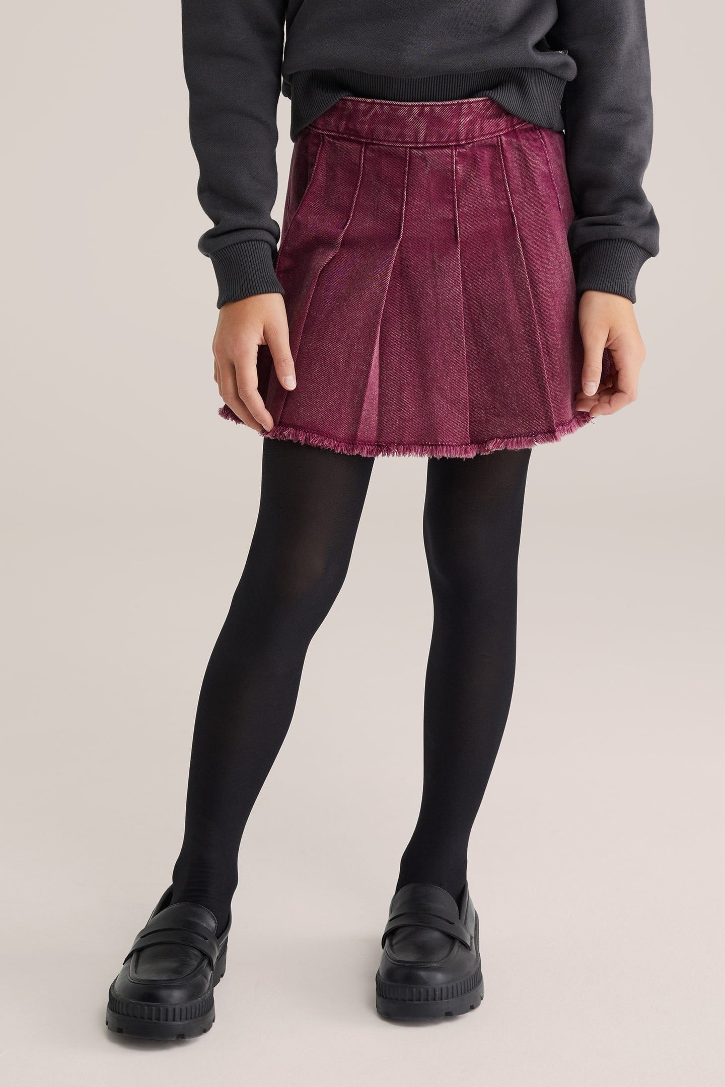 SKIRT MINI LENGTH LIGHT PURPLE 1