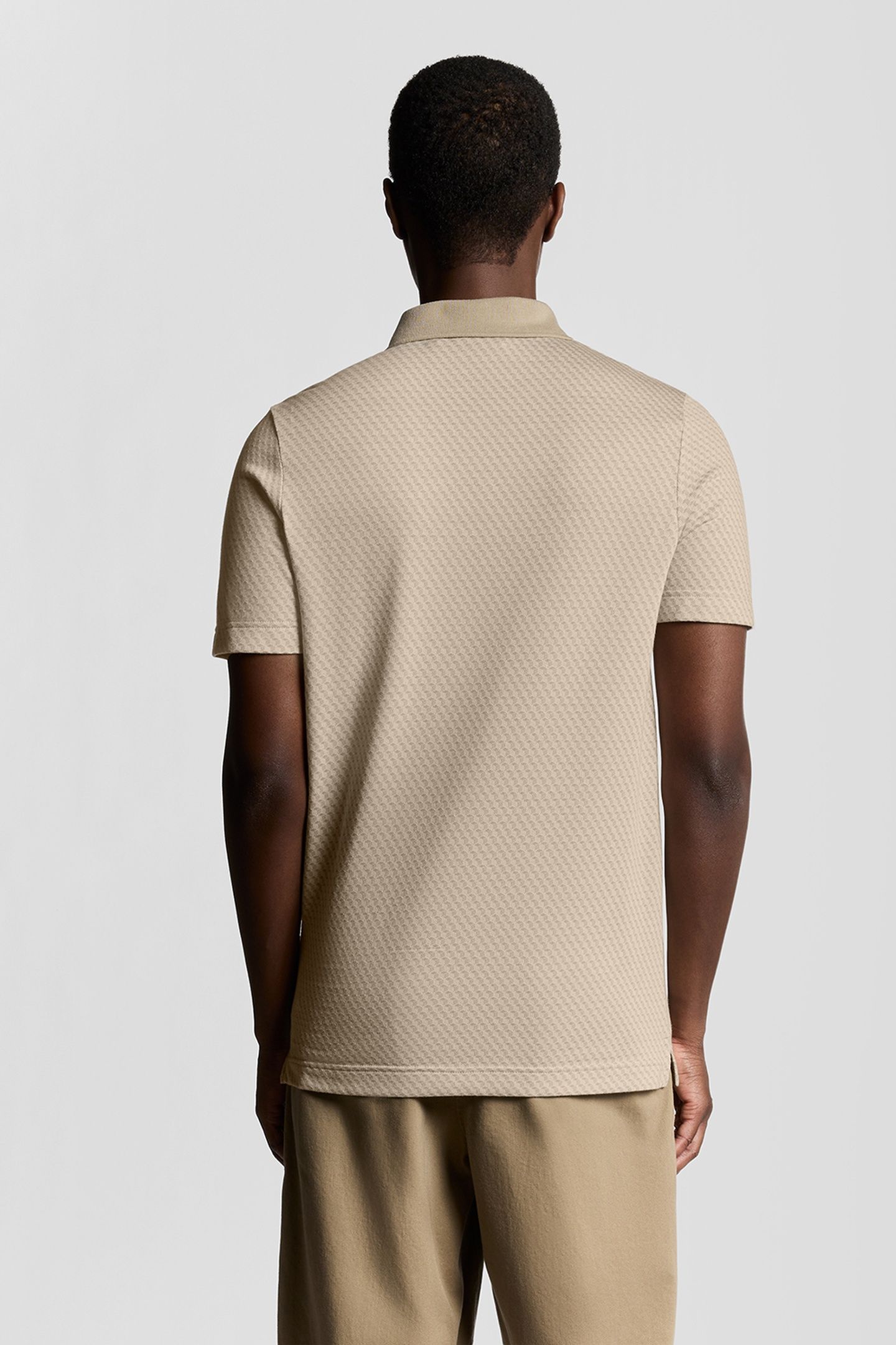 JACQUARD POLO SHIRT NATURAL 3