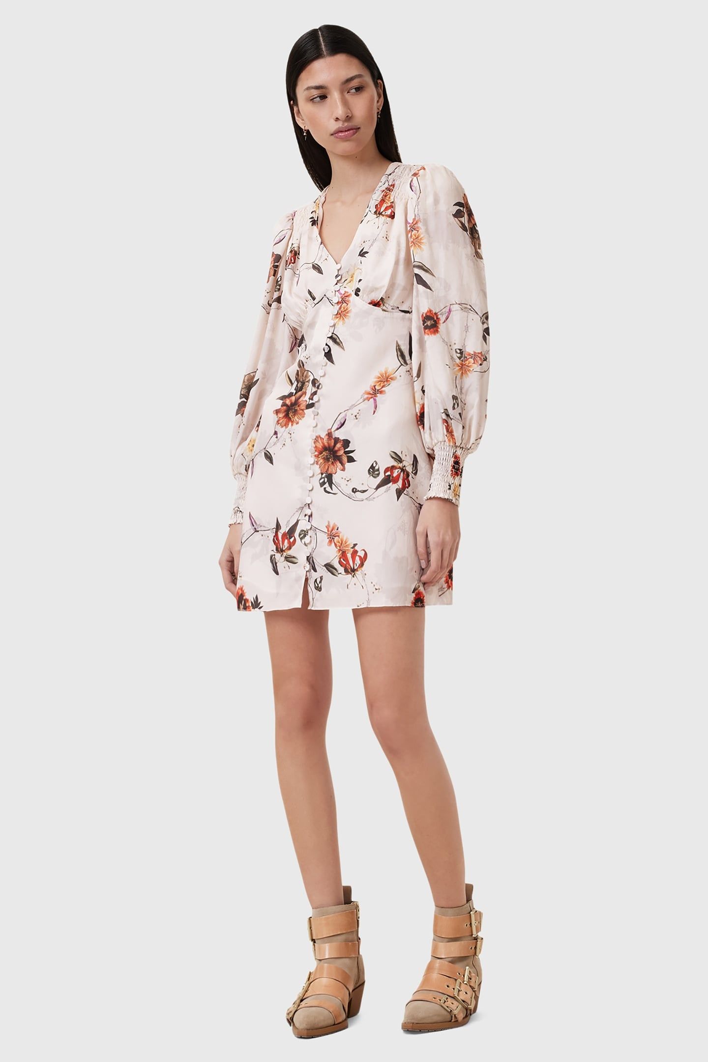 AUDEN DRESS UNITY ECRU WHITE 1