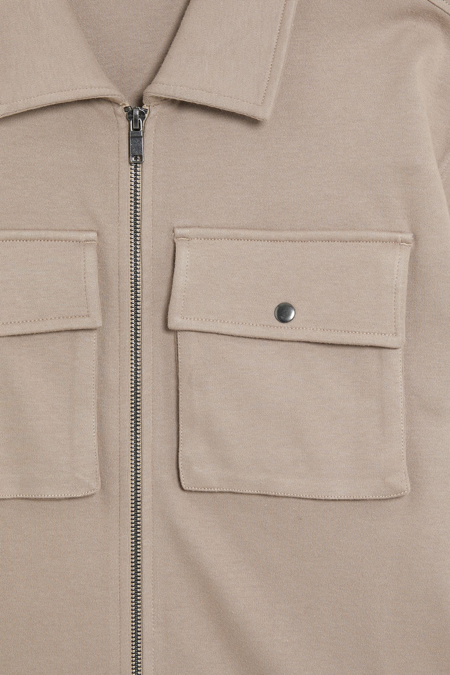 INTERLOCK JERSEY OVERSHIRT COBBLESTONE 6