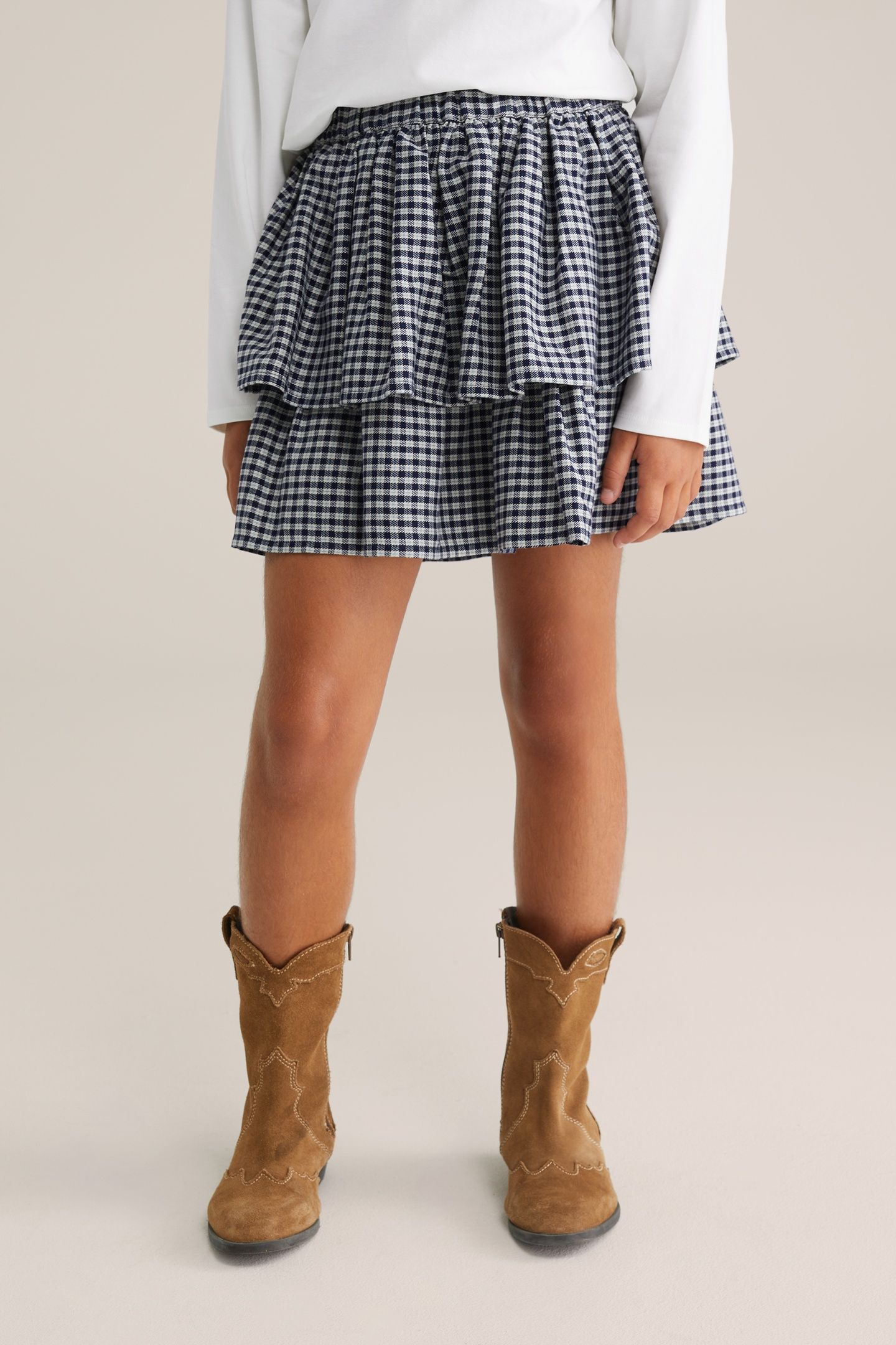 SKIRT MINI LENGTH DARK BLUE 1