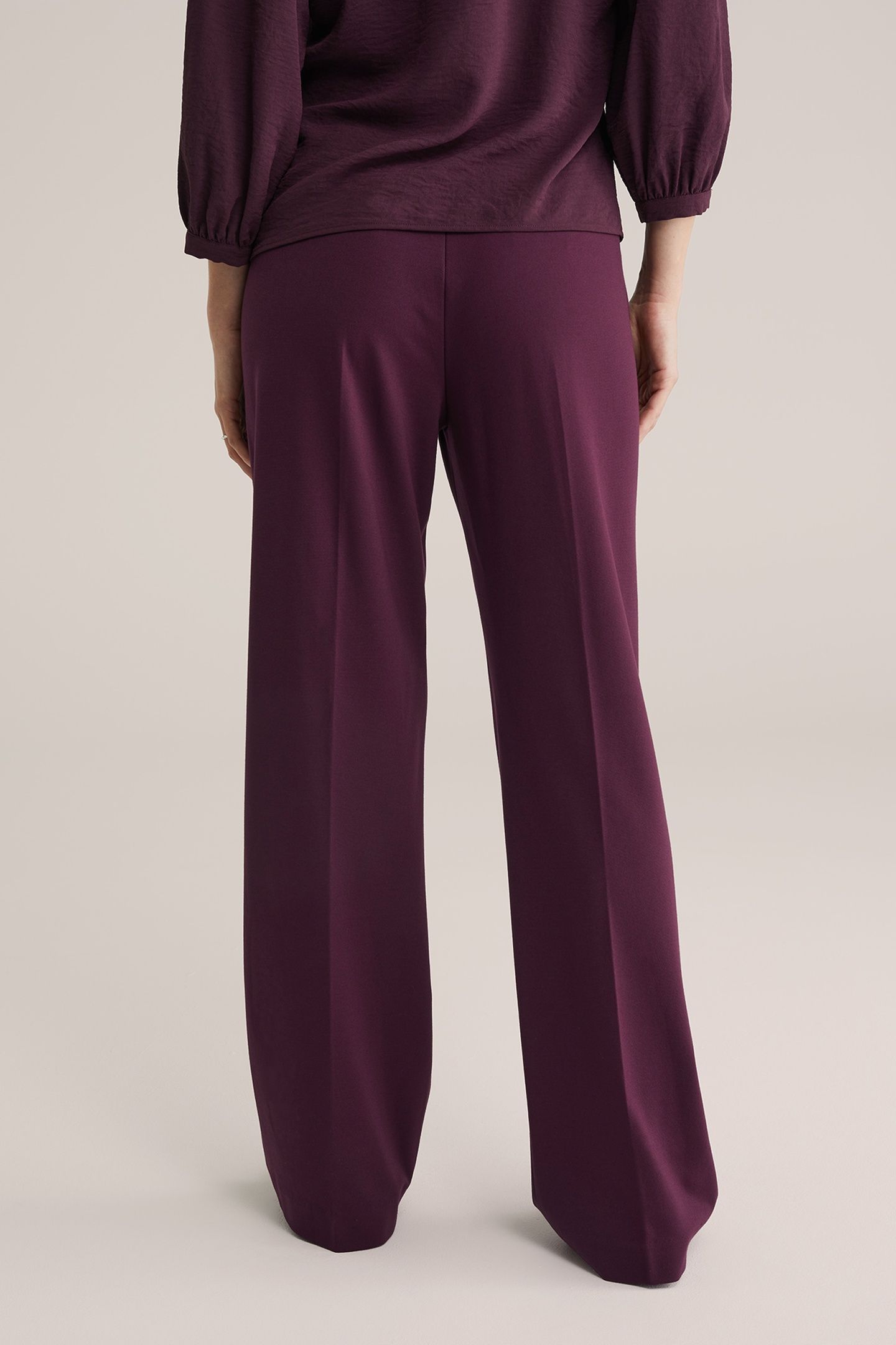 TROUSER AUBERGINE 2