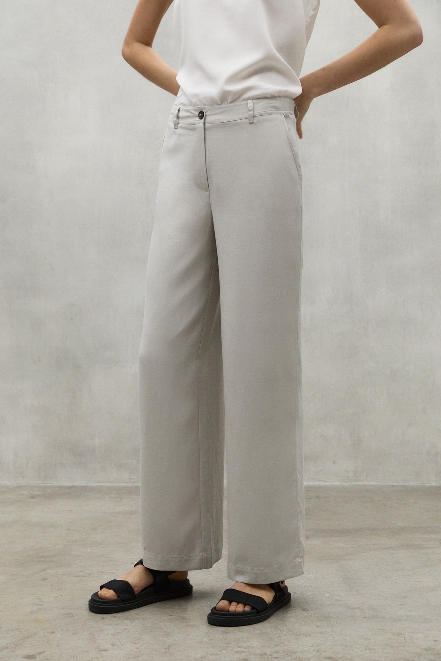 SABINEALF PANTS WASHED STONE 1