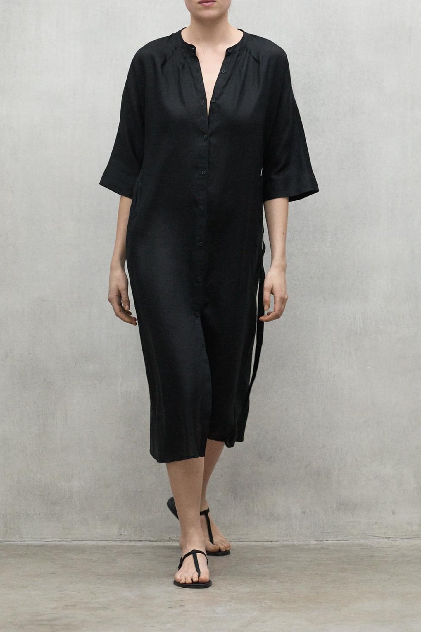LEAALF LONG DRESS BLACK 2