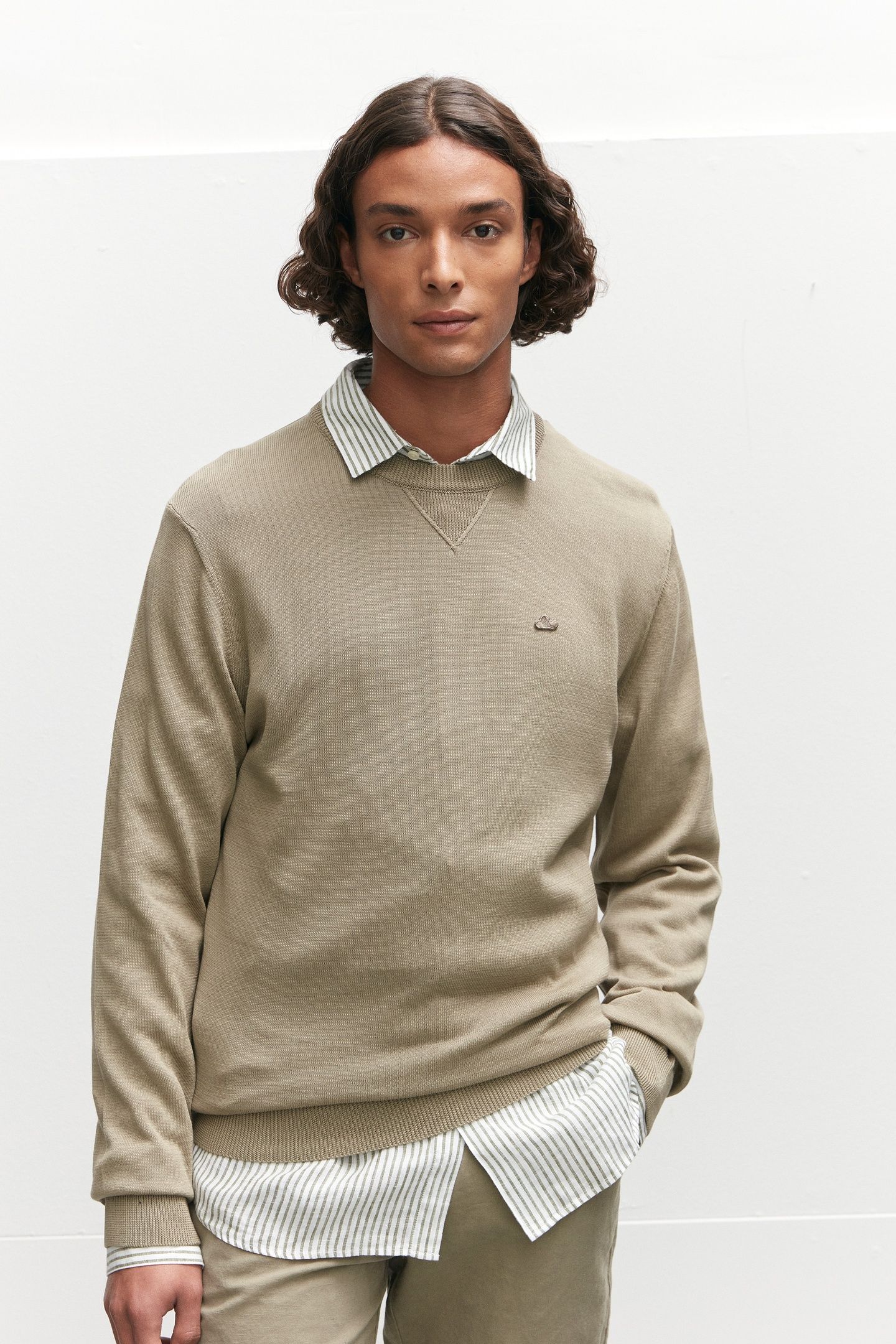 KOREAN KNITWEAR DARK BEIGE 1