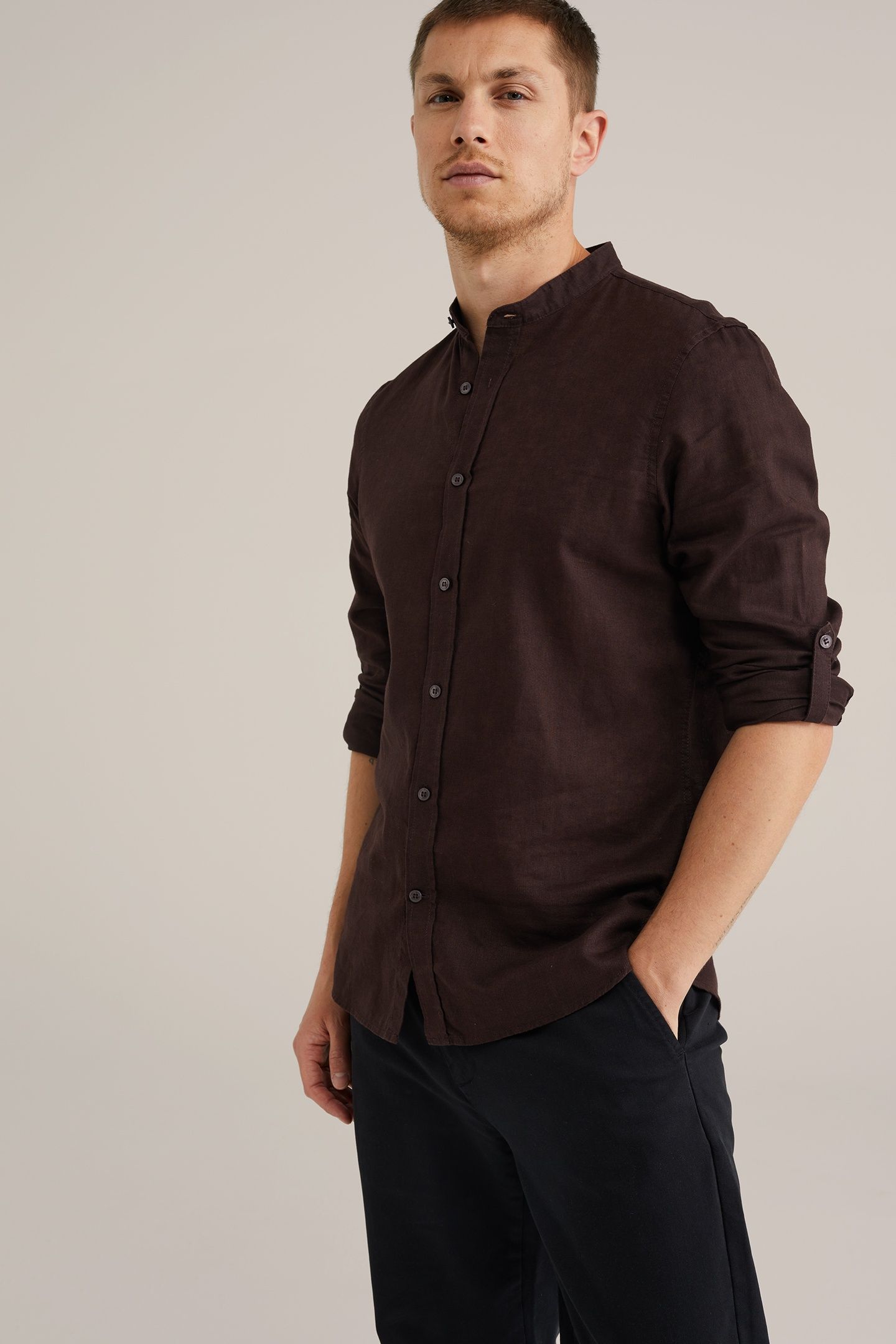 SHIRT DARK BROWN 5
