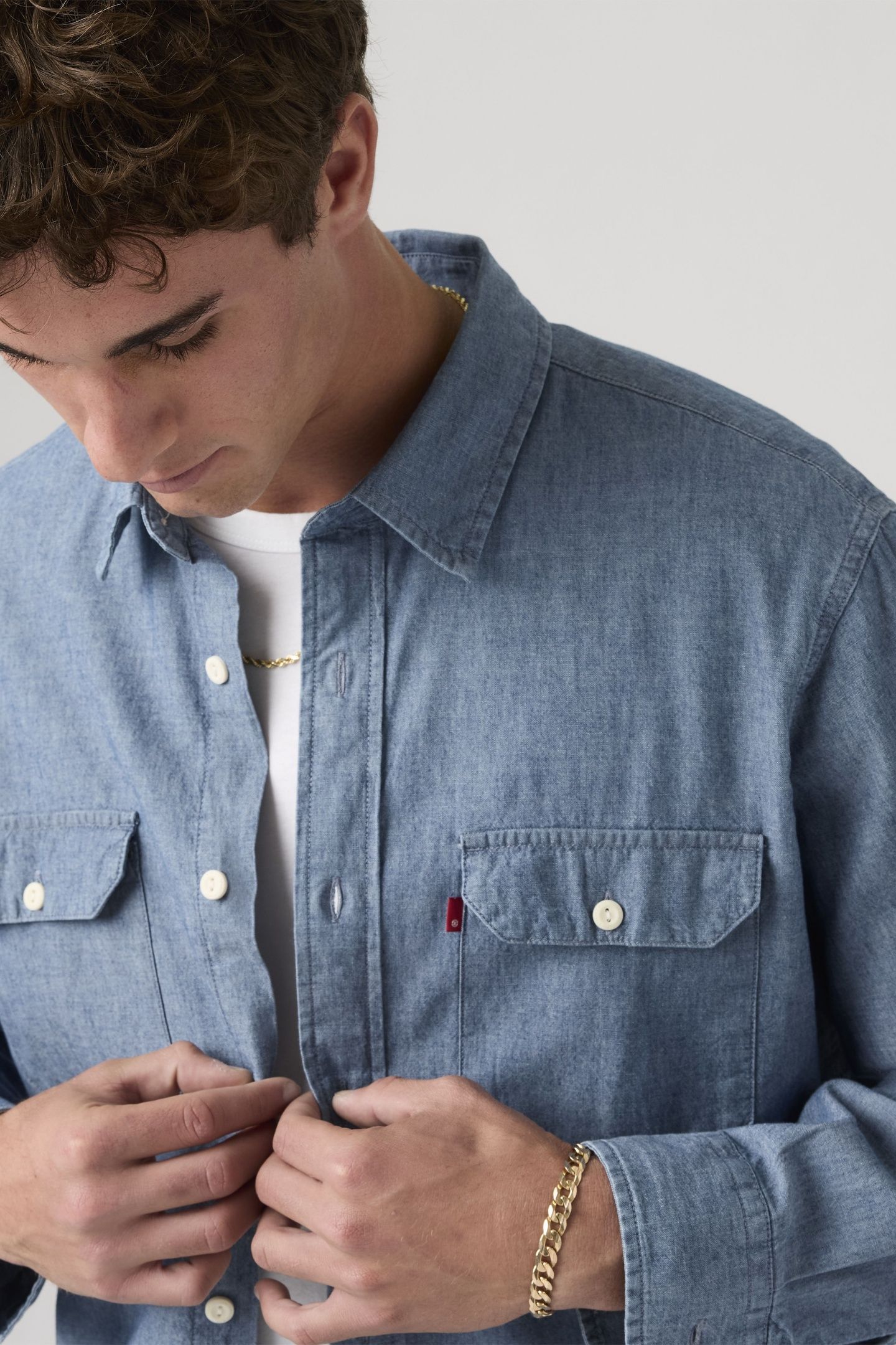 CLASSIC WORKER OVERSHIRT BLUE 6