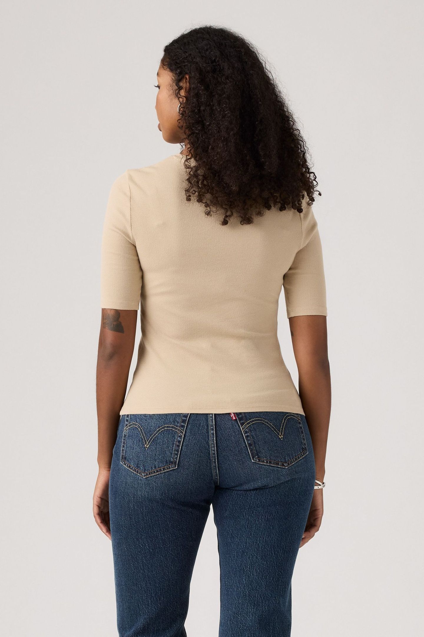 LUCA SLIM TEE SAFARI RIB 2