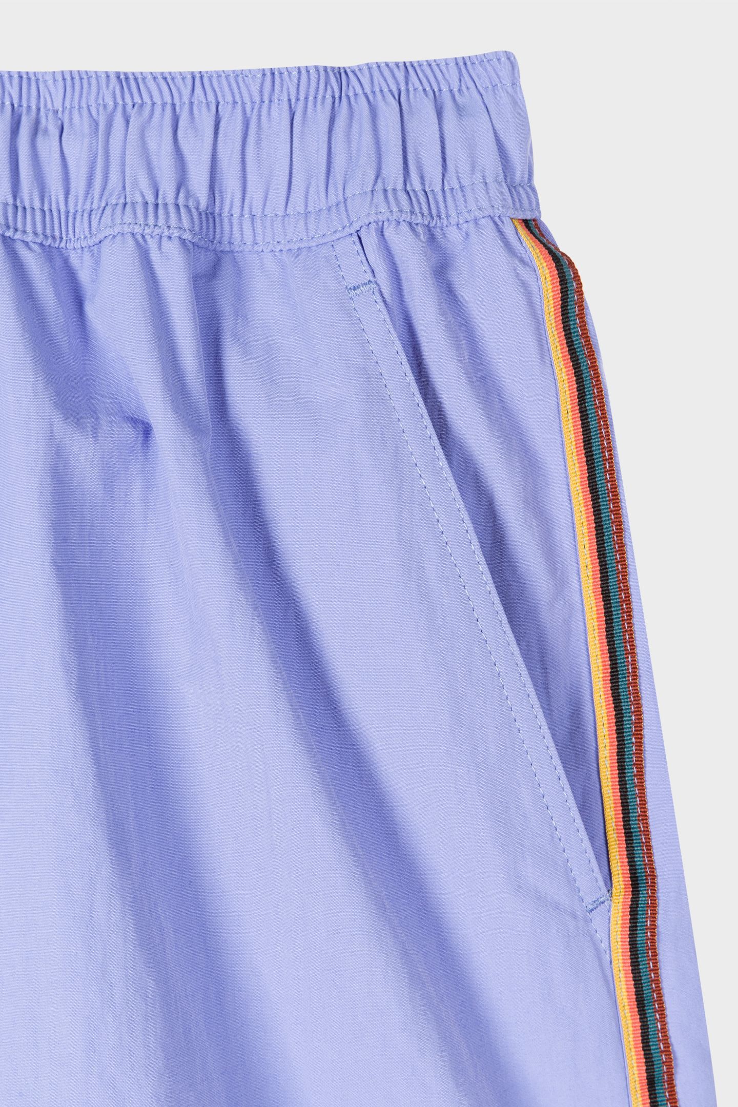 SWIMSHORT PLN+STRP MAUVE 3