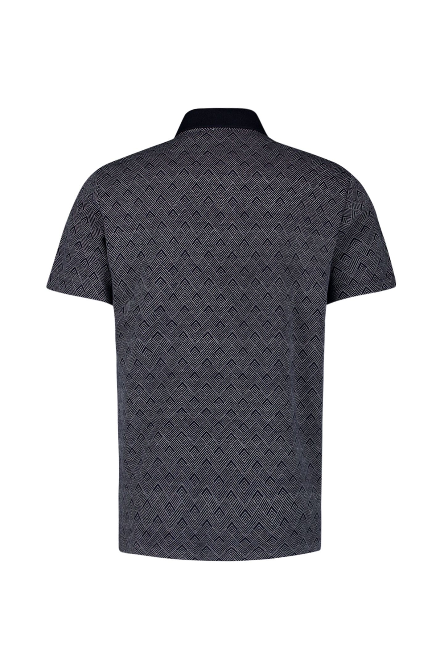 POLO 2 COLOURED JACQUARD DEEP BLUE 6