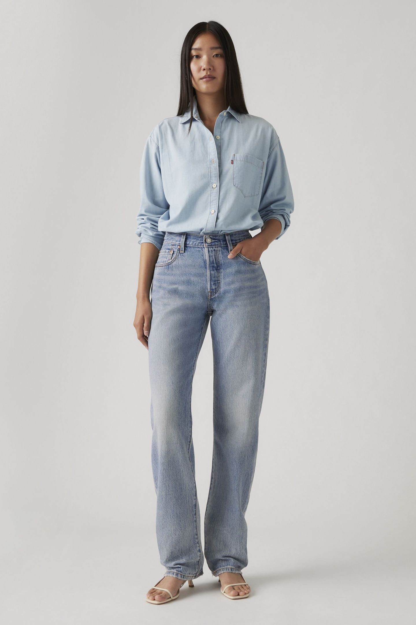 501® 90'S LIGHTWEIGHT JEANS BLUE 4