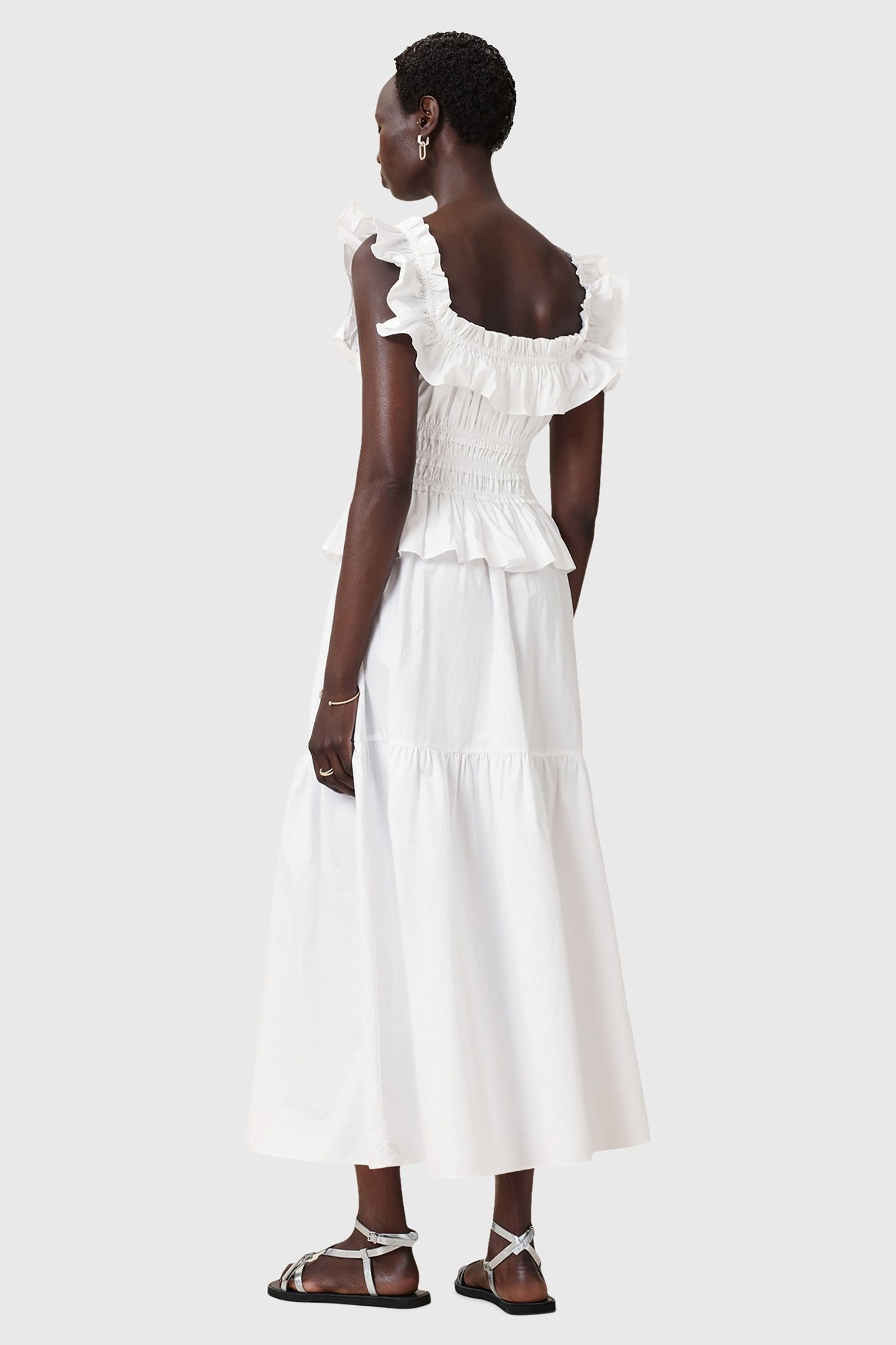 HALIA DRESS OPTIC WHITE 6