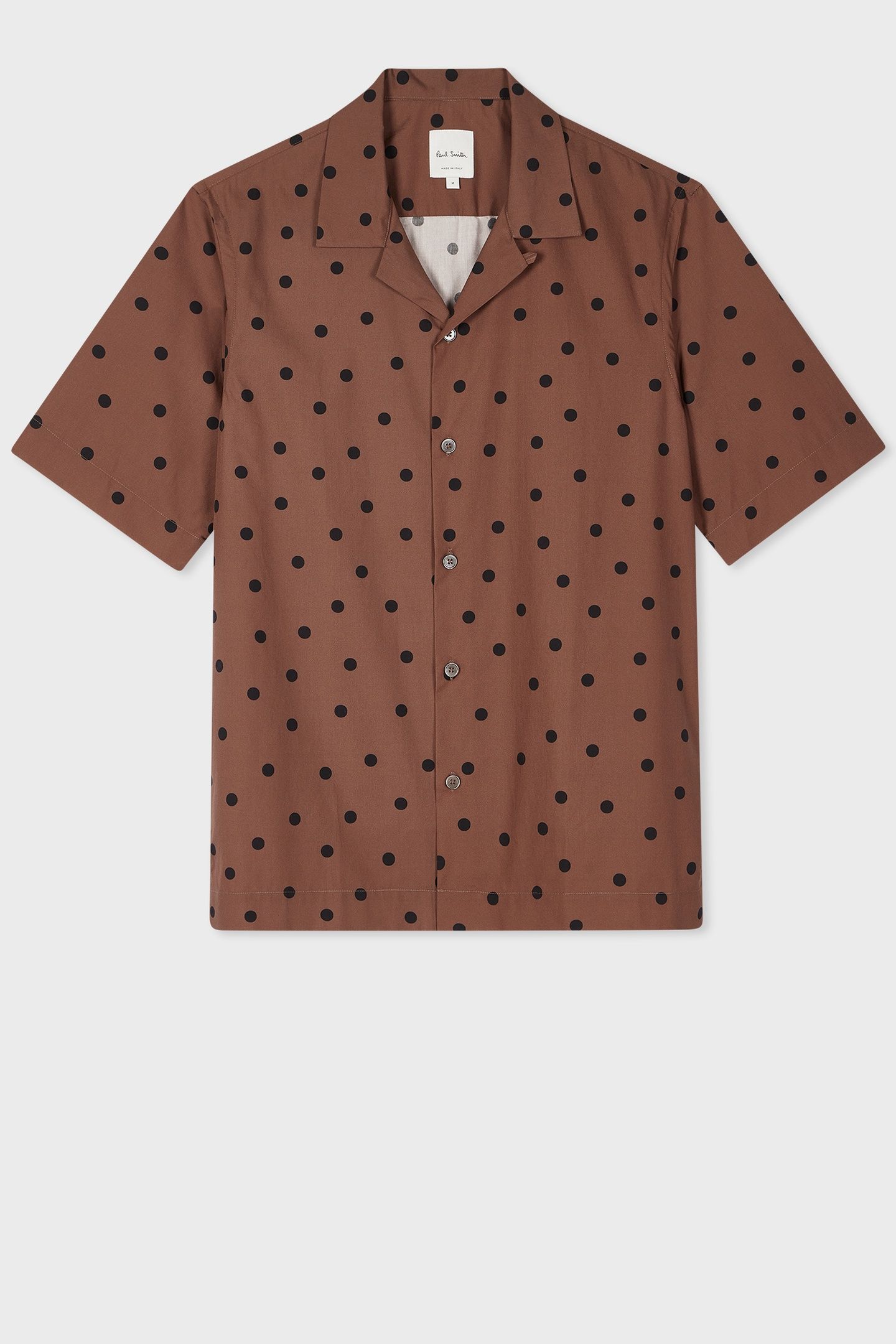S/S REGULAR FIT SHIRT CHOCOLATE 4