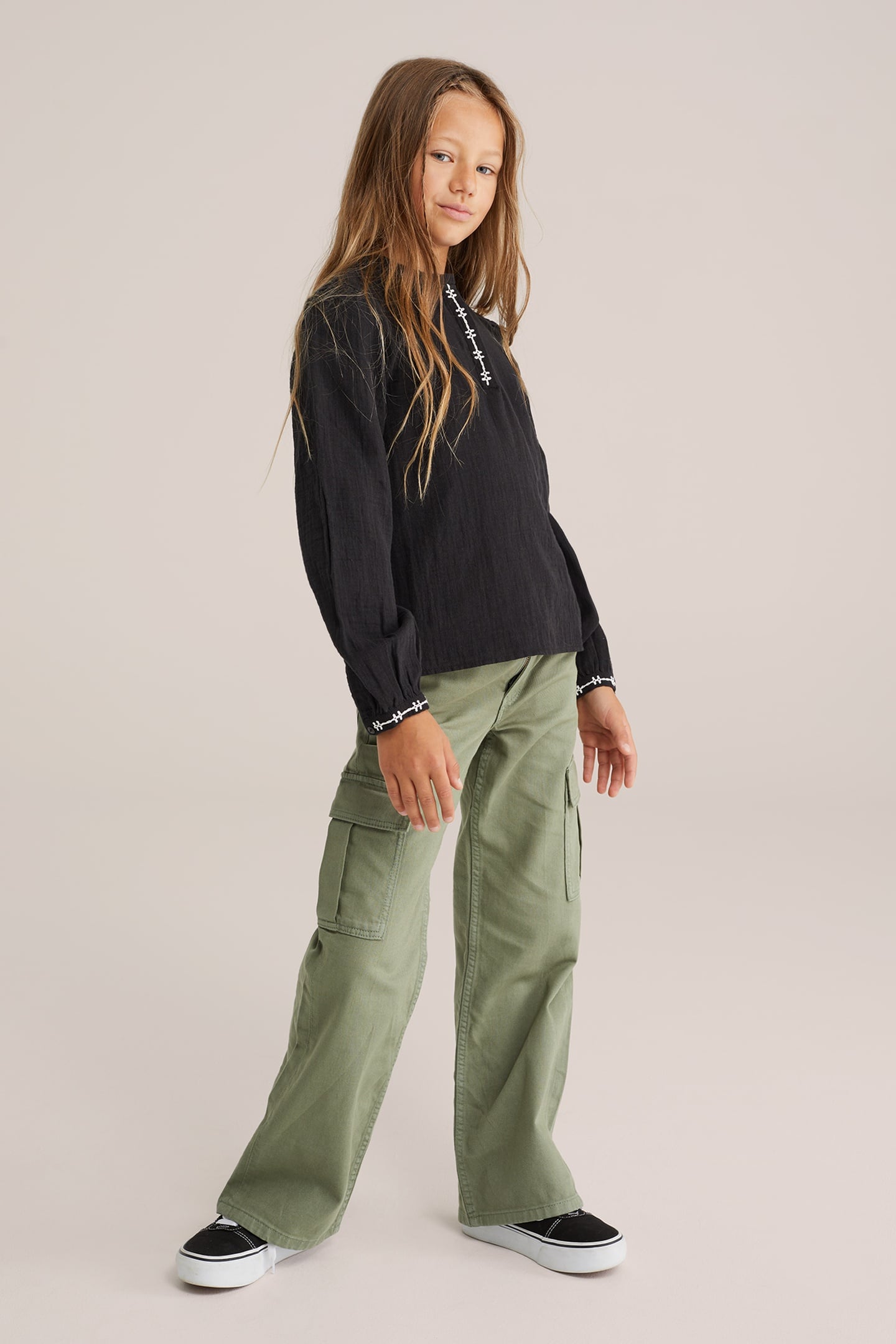 5-POCKET HIGH RISE ARMY GREEN 2